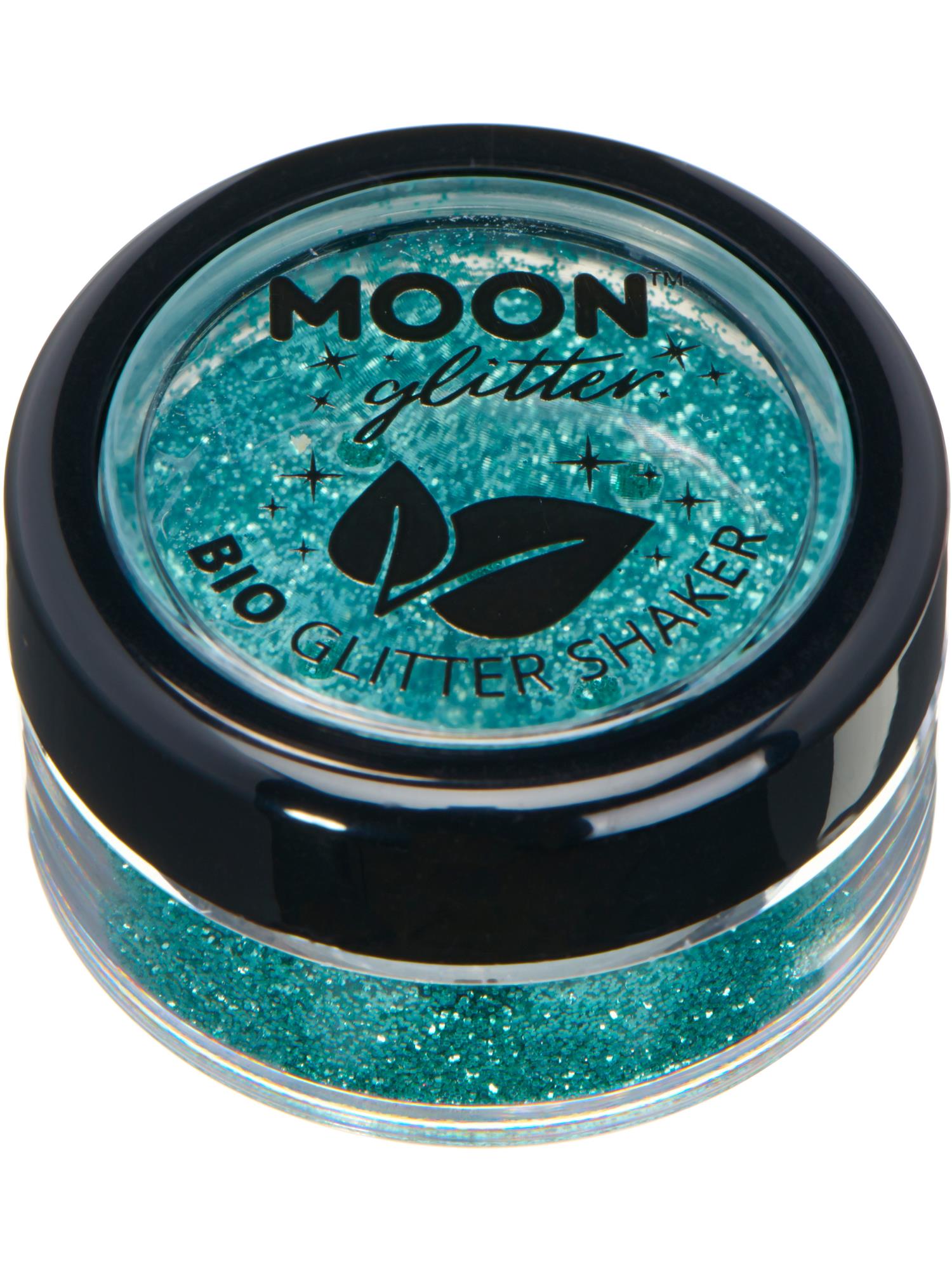 Moon Creations Bio Glitter Shakers, Turquoise, Single, 5g
