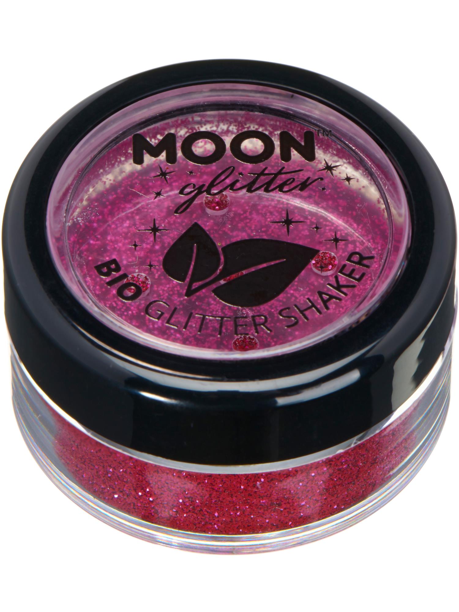 Moon Creations Bio Glitter Shakers, Dark Rose, Single, 5g