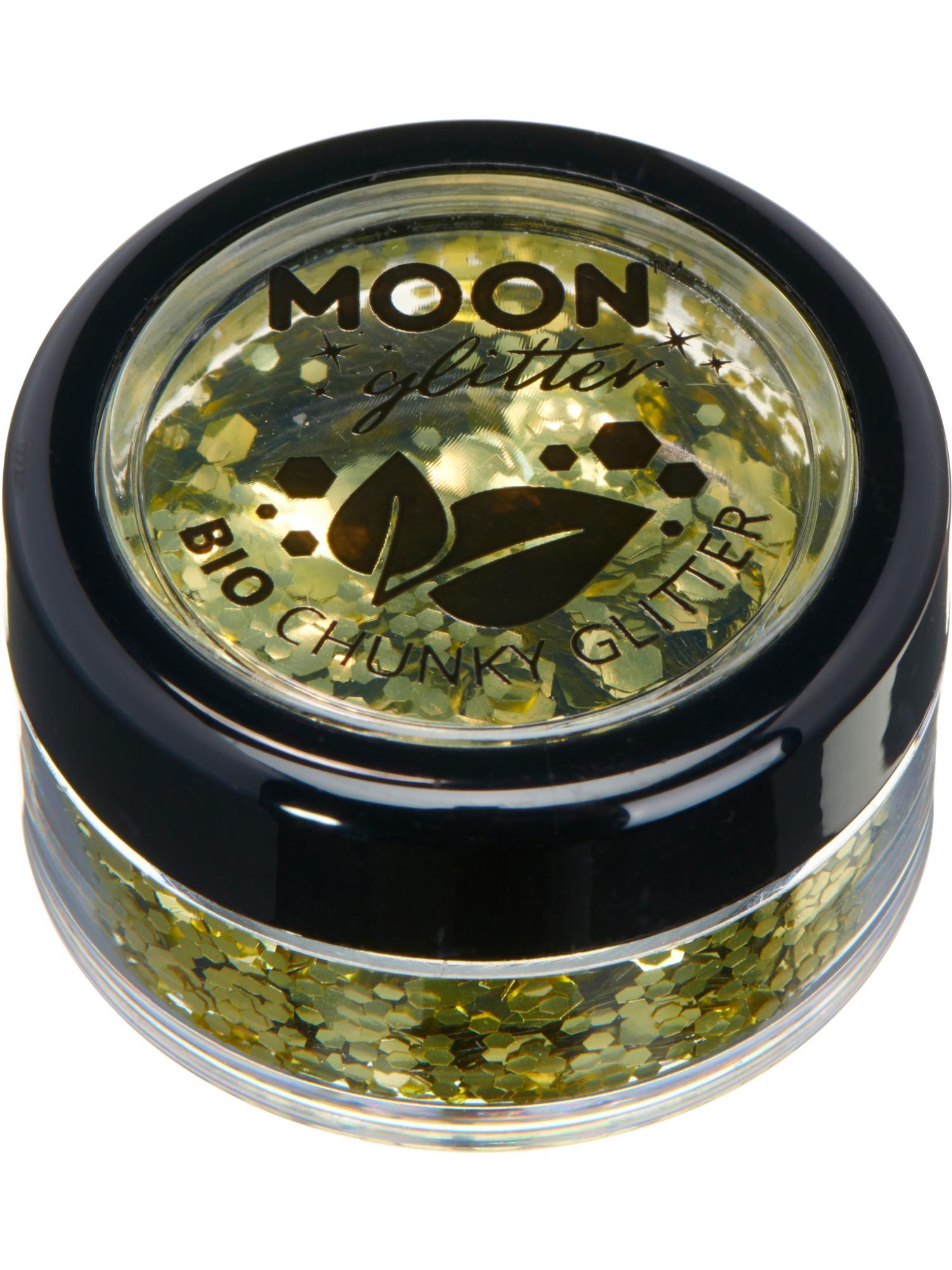 Moon Creations Bio Chunky Glitter, Gold, Single, 3g