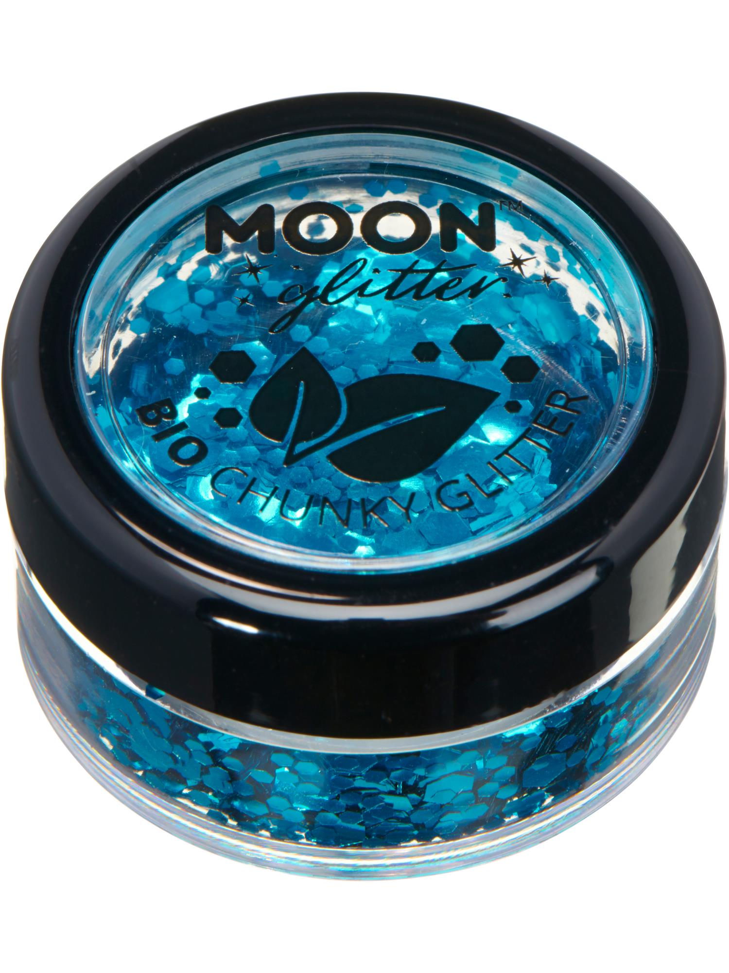 Moon Creations Bio Chunky Glitter, Blue, Single, 3g