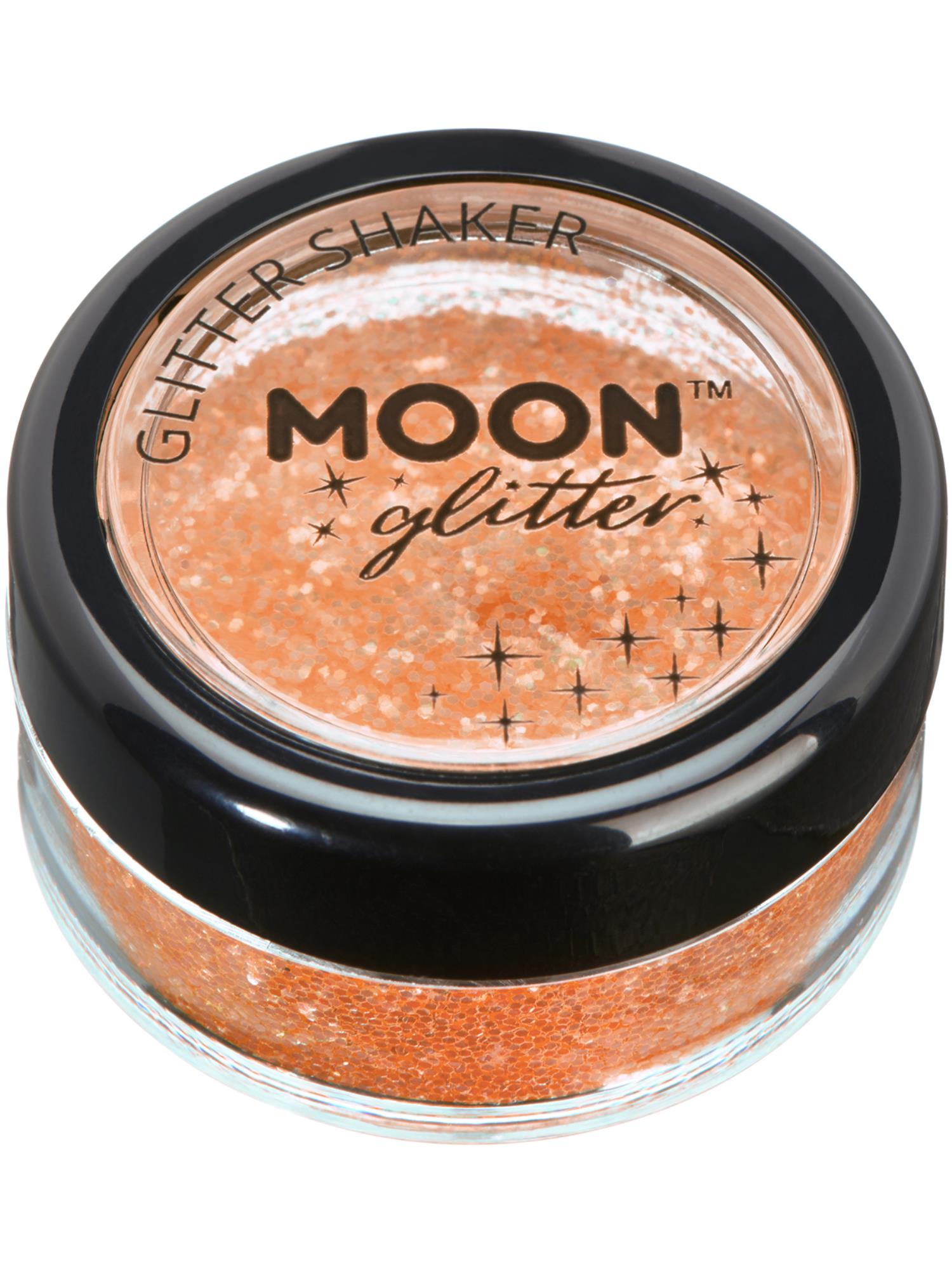 Moon Creations Iridescent Glitter Shakers, Orange, Single, 5g