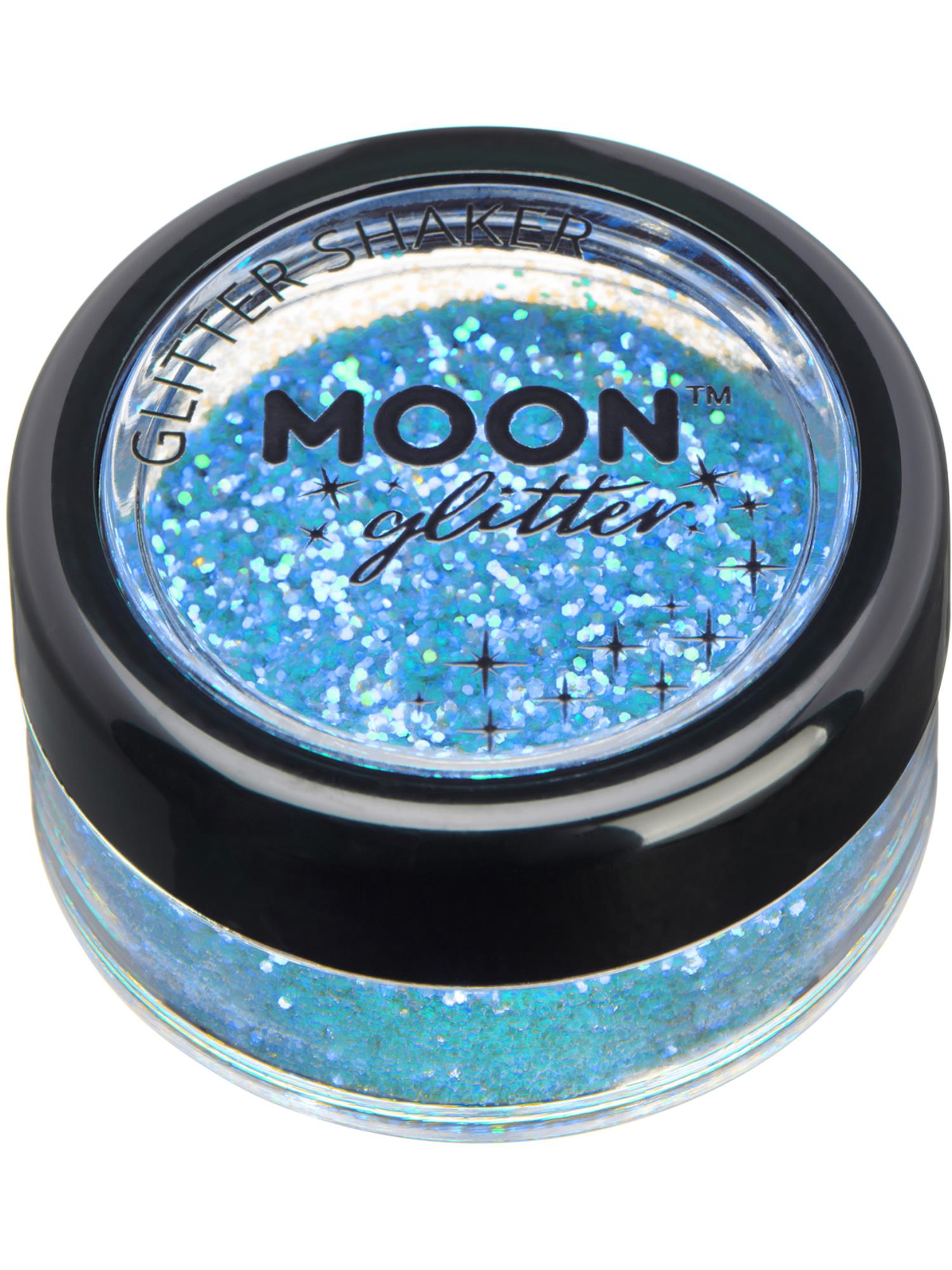 Moon Creations Iridescent Glitter Shakers, Blue, Single, 5g