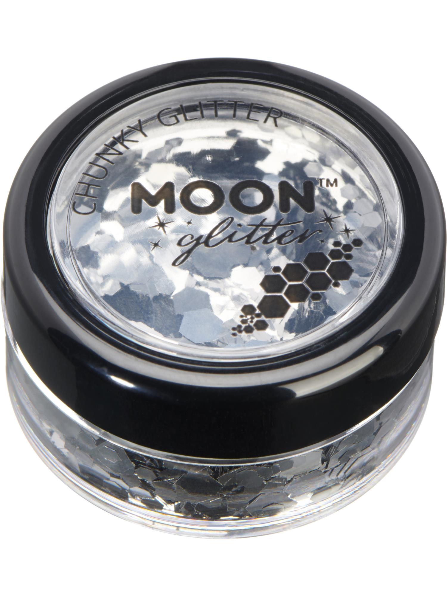 Moon Creations Classic Chunky Glitter, Silver, Single, 3g
