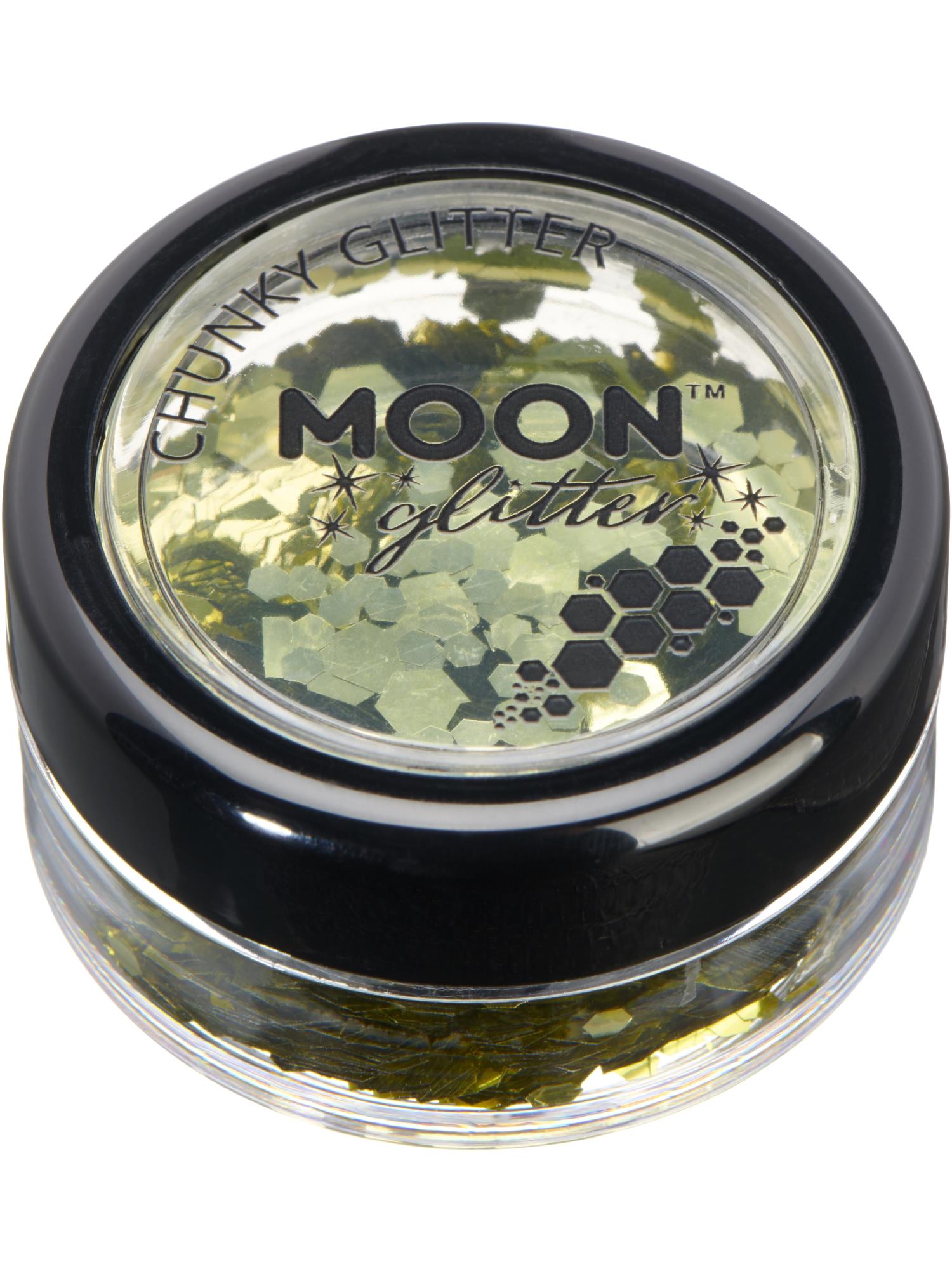 Moon Creations Classic Chunky Glitter, Gold, Single, 3g