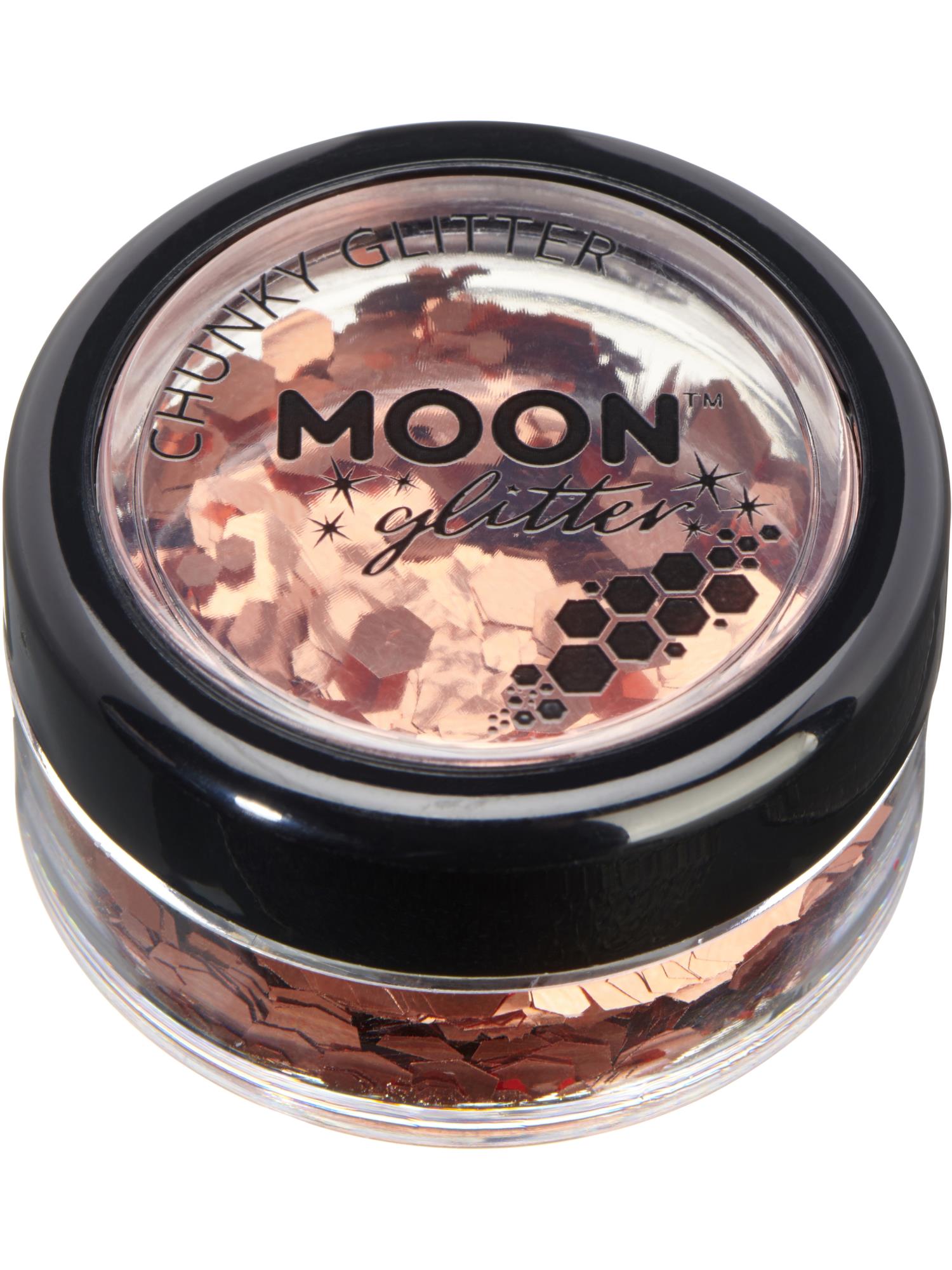 Moon Creations Classic Chunky Glitter, Copper Bronze, Single, 3g