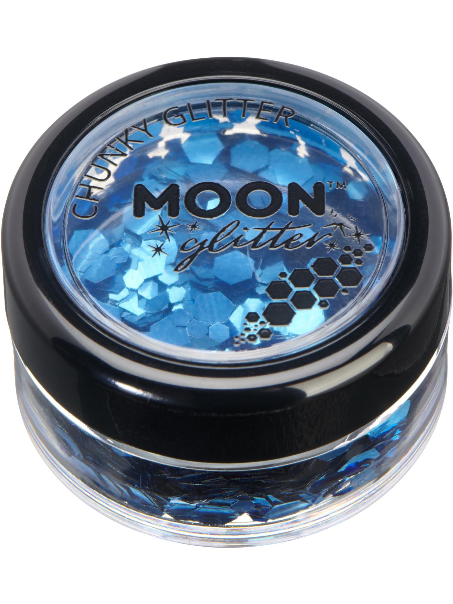 Moon Creations Classic Chunky Glitter, Blue, Single, 3g