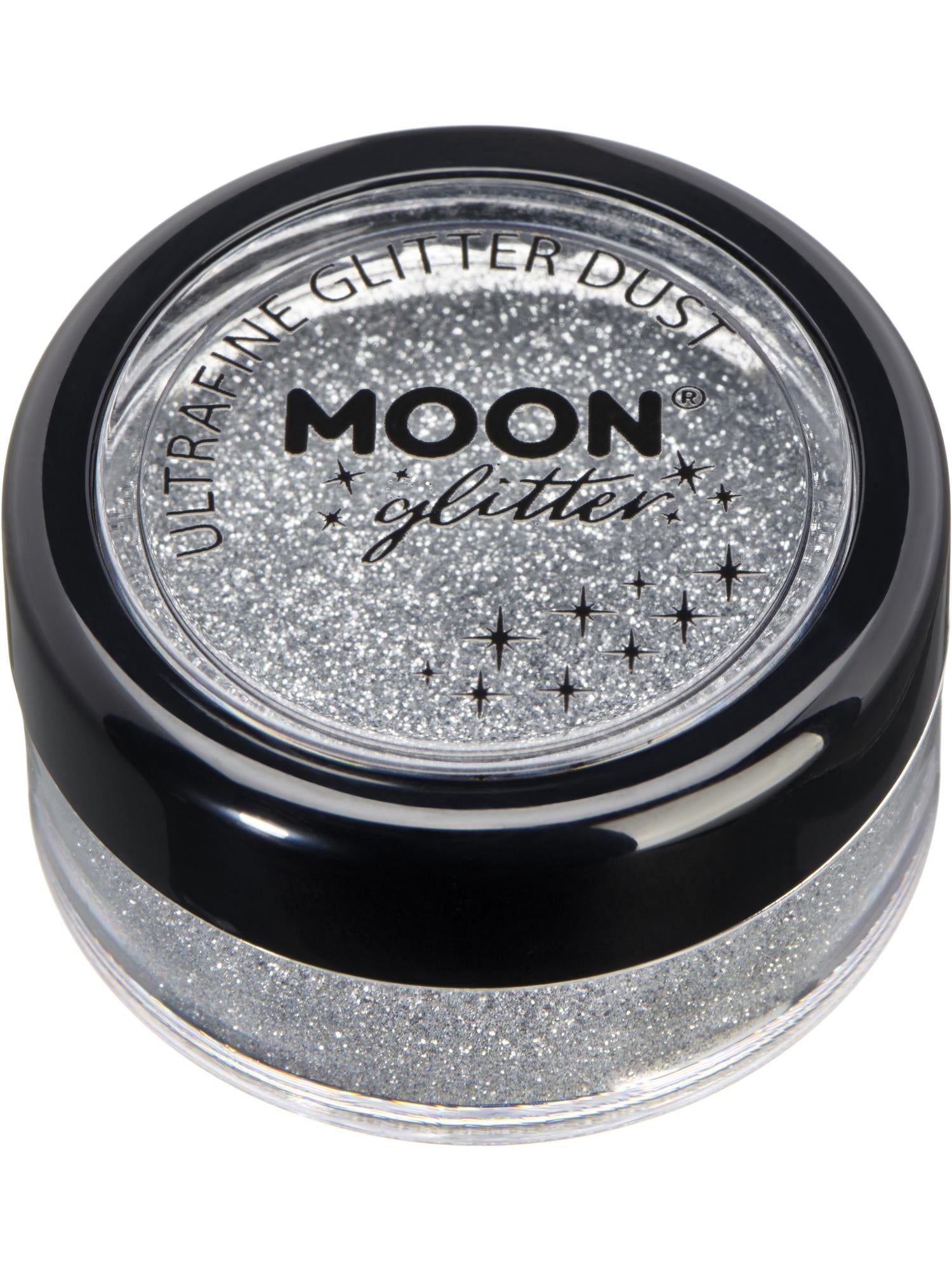Moon Creations Classic Ultrafine Glitter Dust, Silve, Single, 5g
