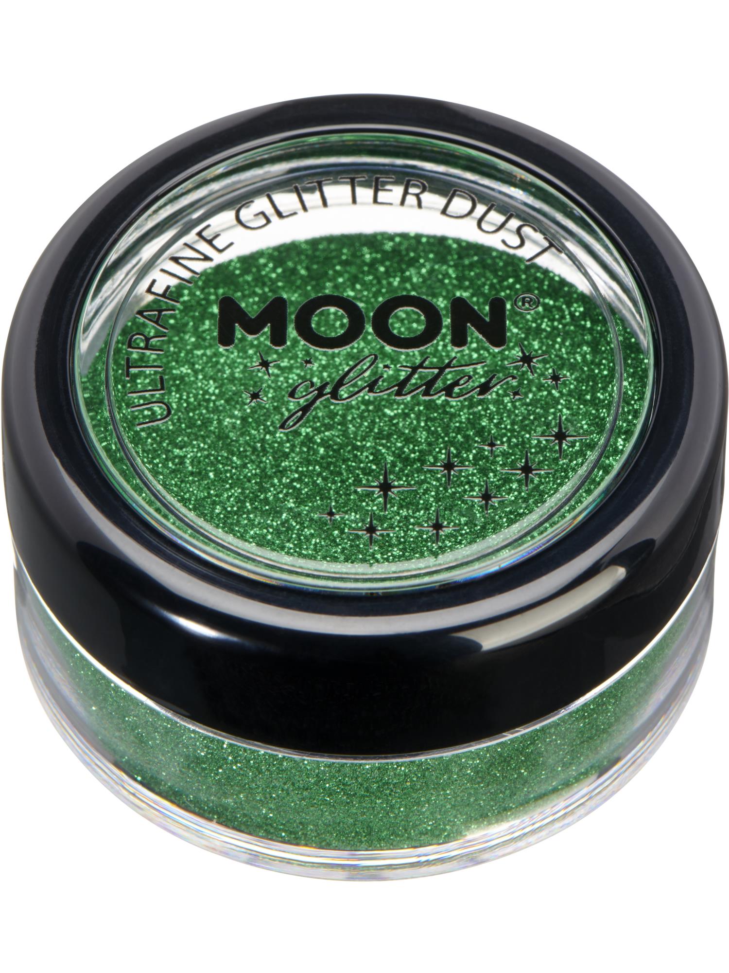 Moon Creations Classic Ultrafine Glitter Dust, Green, Single, 5g