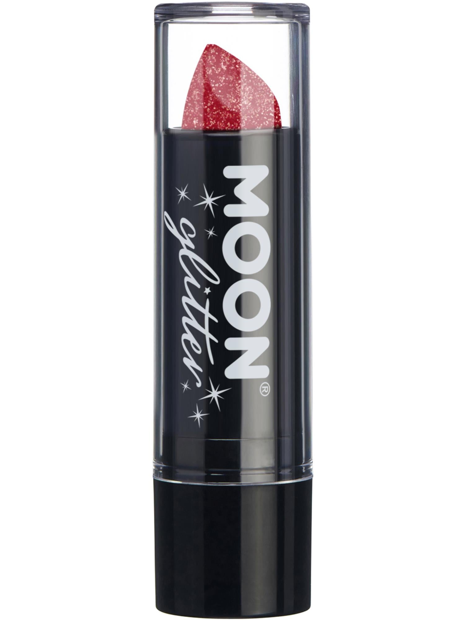 Moon Creations Iridescent Glitter Lipstick, Cherry, Single, 4.2g