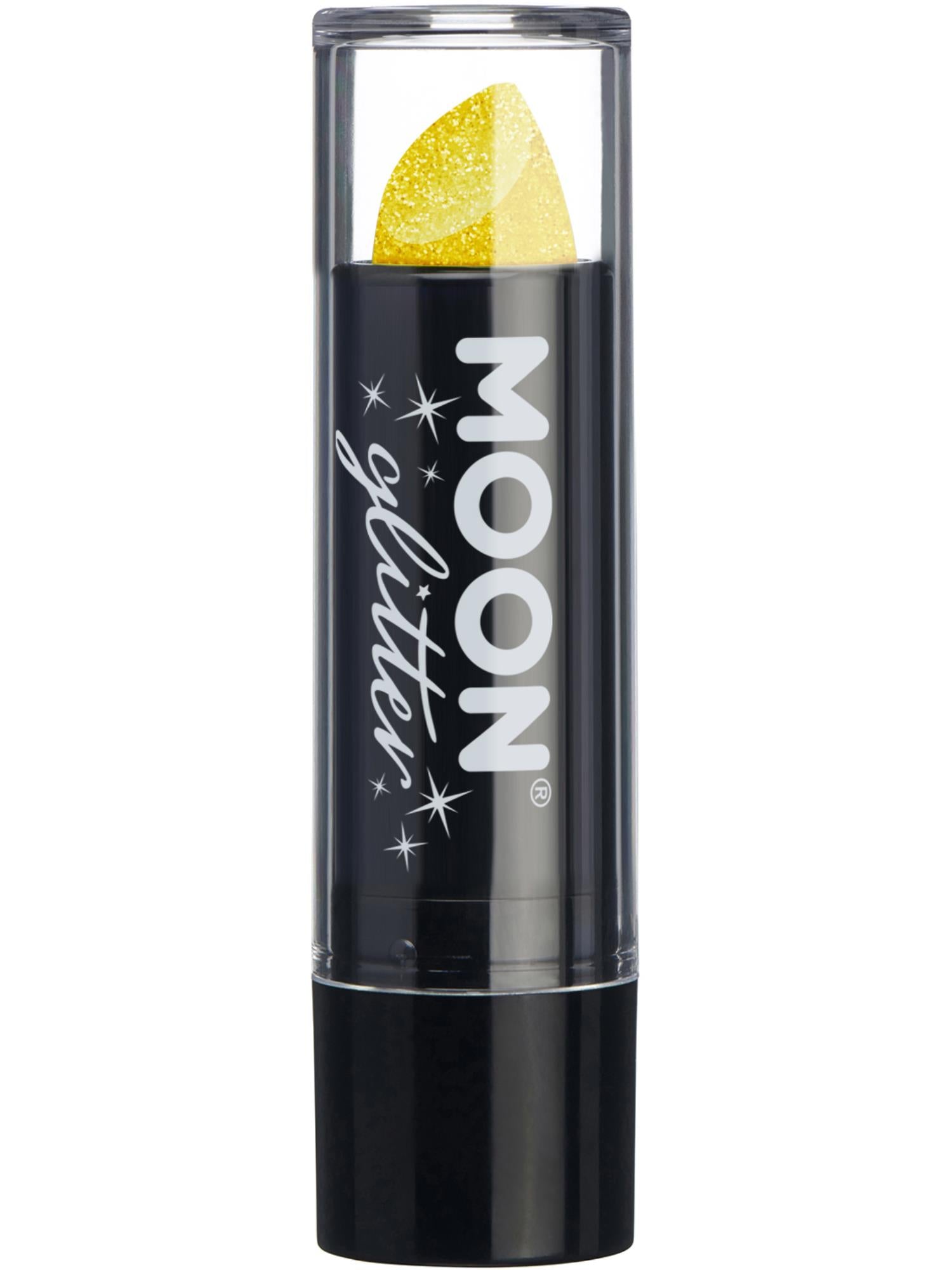 Moon Creations Iridescent Glitter Lipstick, Yellow, Single, 4.2g