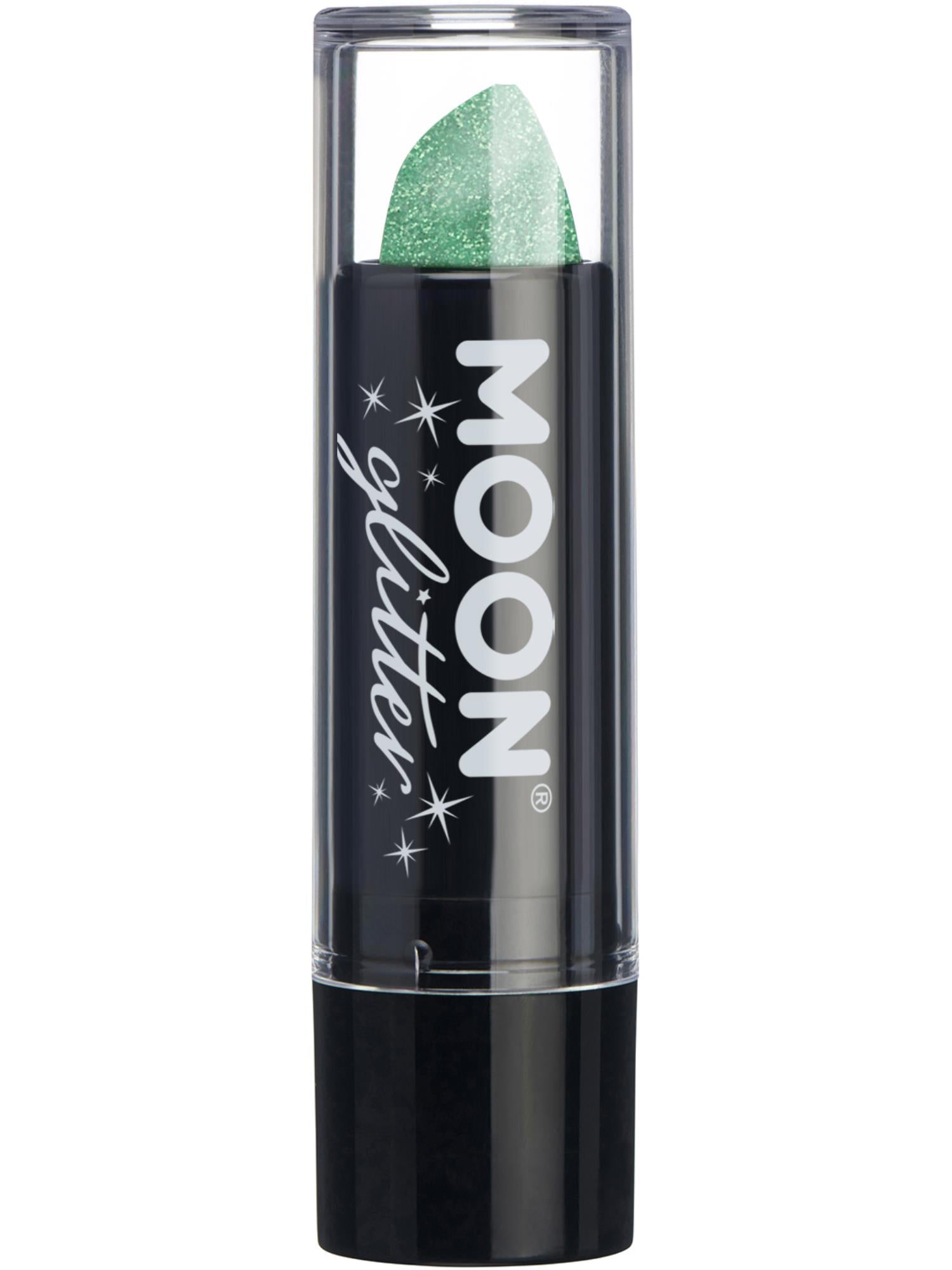 Moon Creations Iridescent Glitter Lipstick, Green, Single, 4.2g