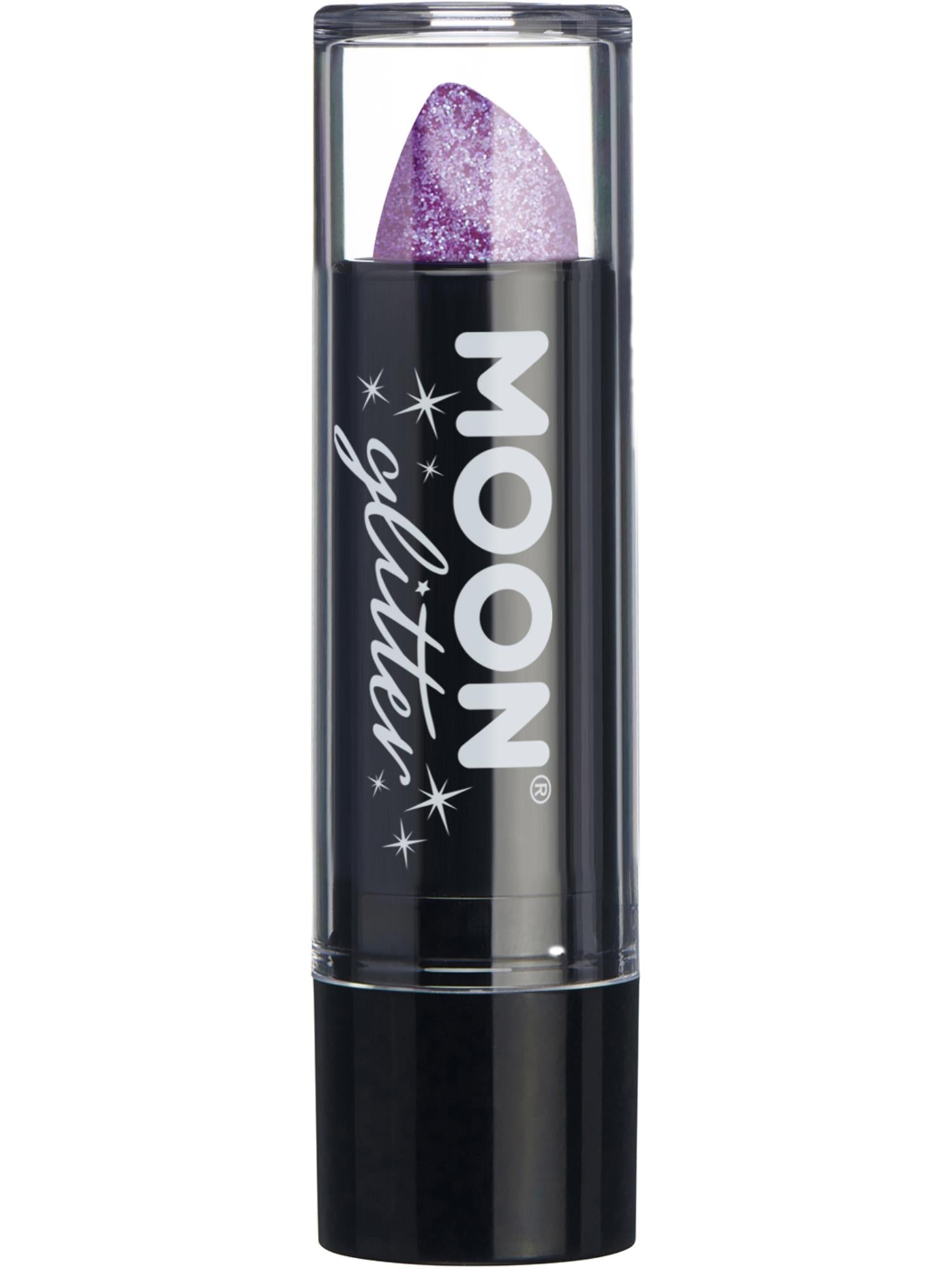 Moon Creations Iridescent Glitter Lipstick, Purple, Single, 4.2g