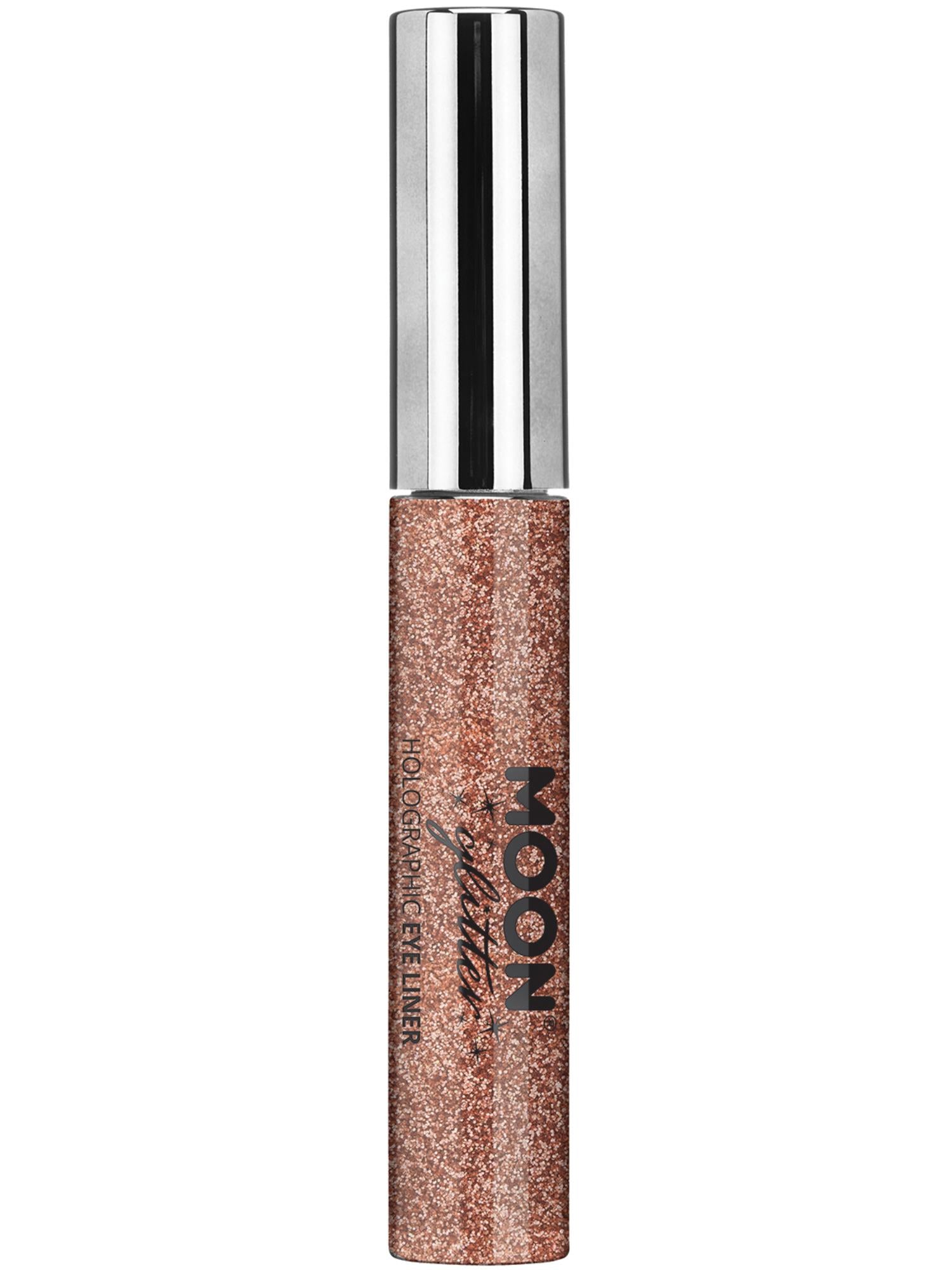 Moon Creations Holographic Glitter Eye Liner, Rose G, Single, 10ml