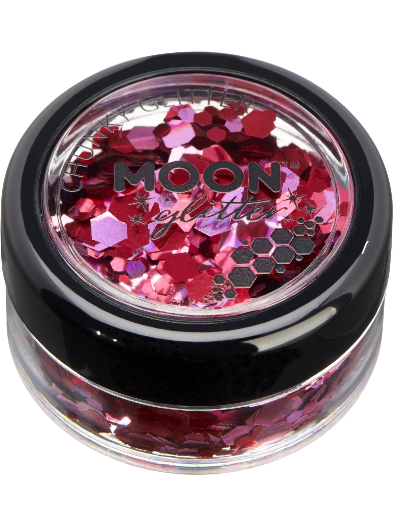 Moon Creations Mystic Chunky Glitter, Mixed Colours, Single, 3g, Valentines