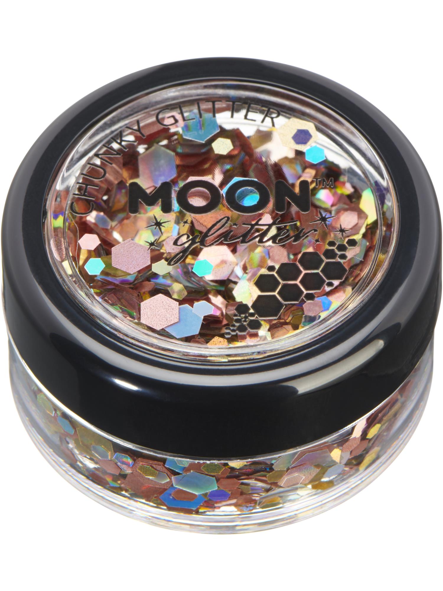 Moon Creations Mystic Chunky Glitter, Mixed Colours, Single, 3g, Prosecco
