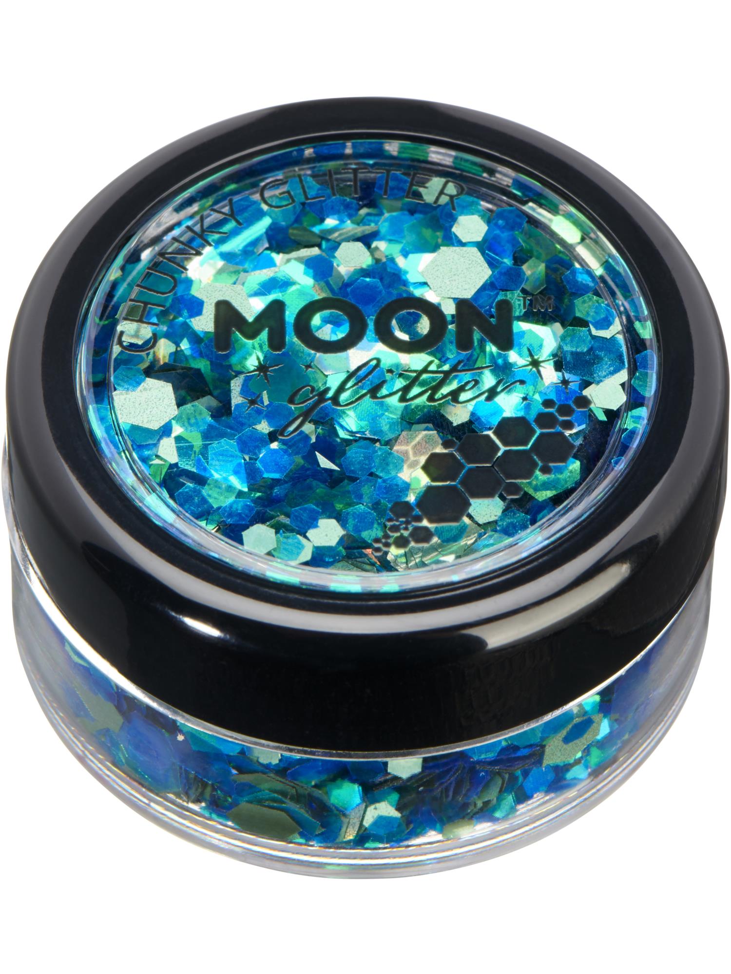 Moon Creations Mystic Chunky Glitter, Mixed Colours, Single, 3g, Atlantis