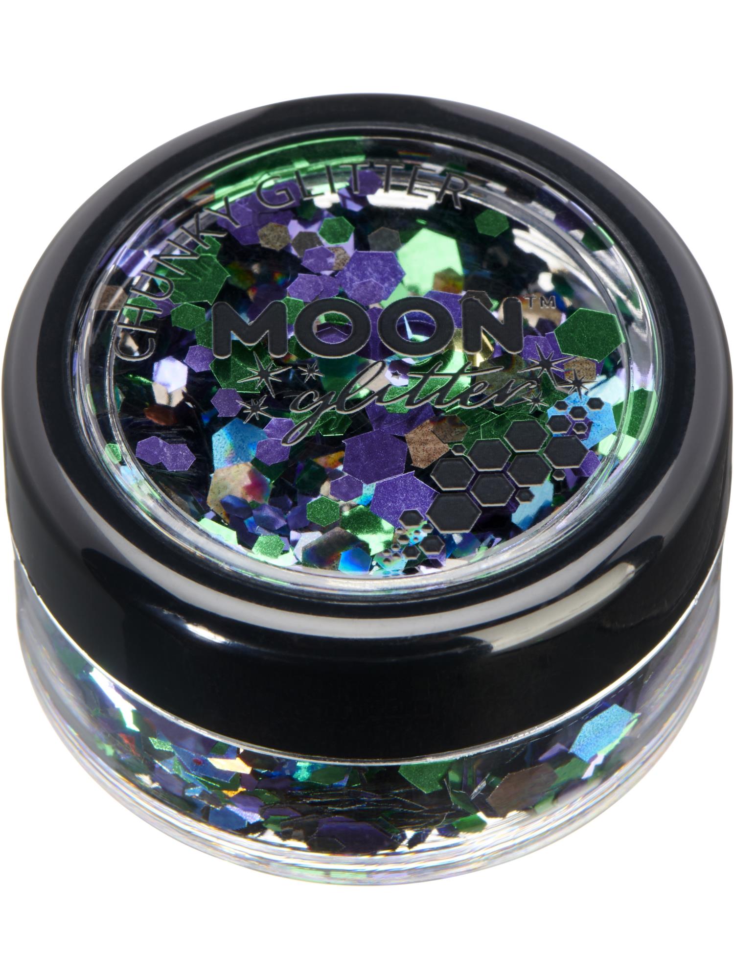 Moon Creations Mystic Chunky Glitter, Mixed Colours, Single, 3g, Galaxy
