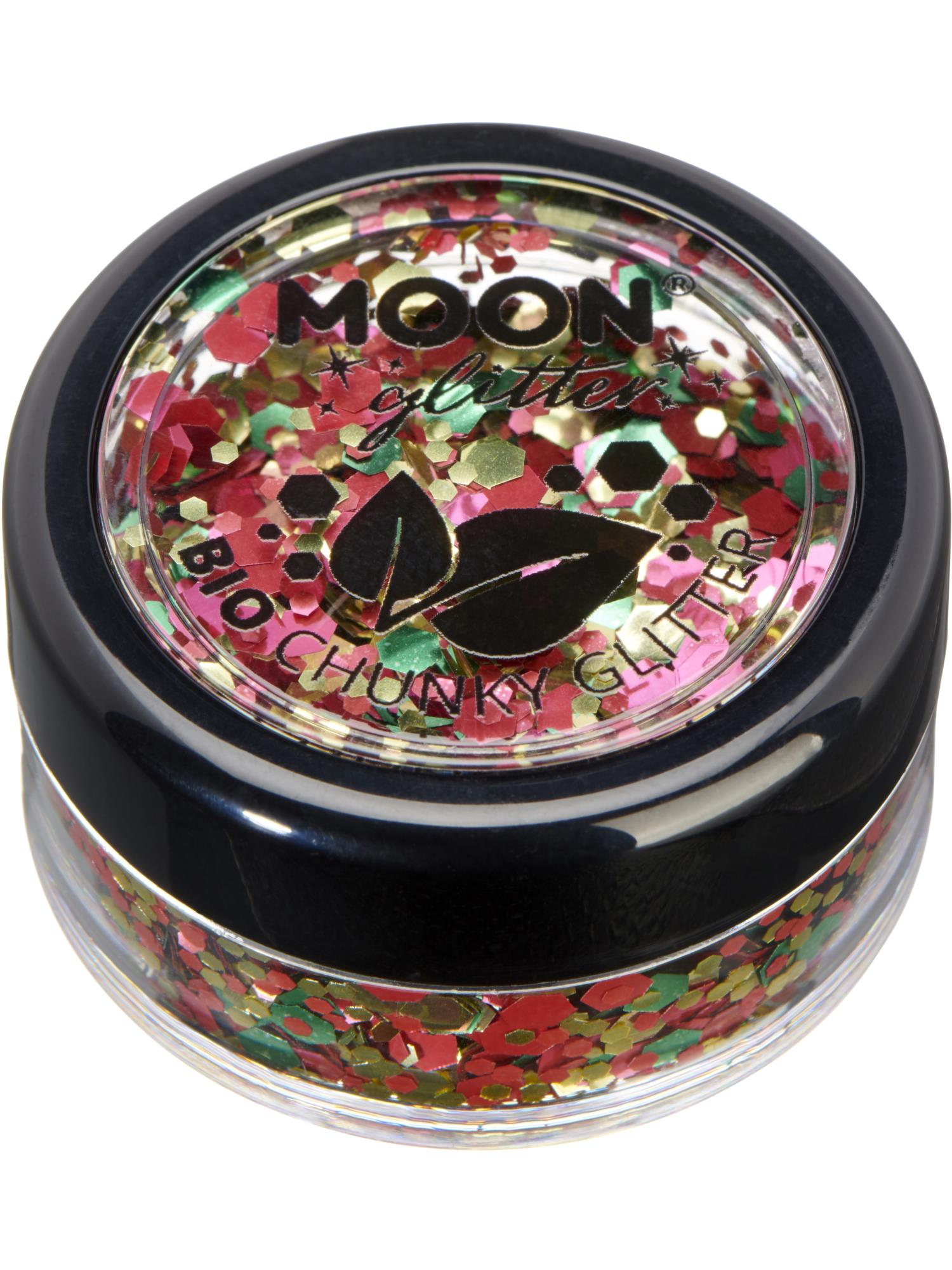 Moon Creations Mystic Bio Chunky Glitter, Mixed Colours, Single, 3g, Masquerade