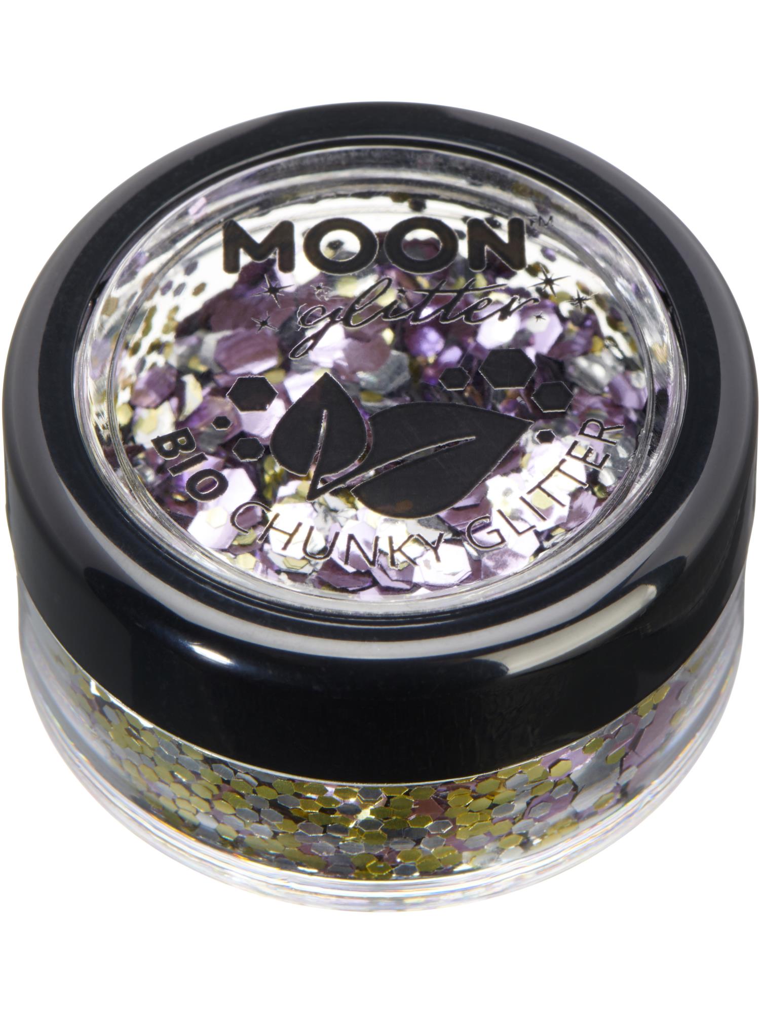 Moon Creations Mystic Bio Chunky Glitter, Mixed Colours, Single, 3g, Champagne