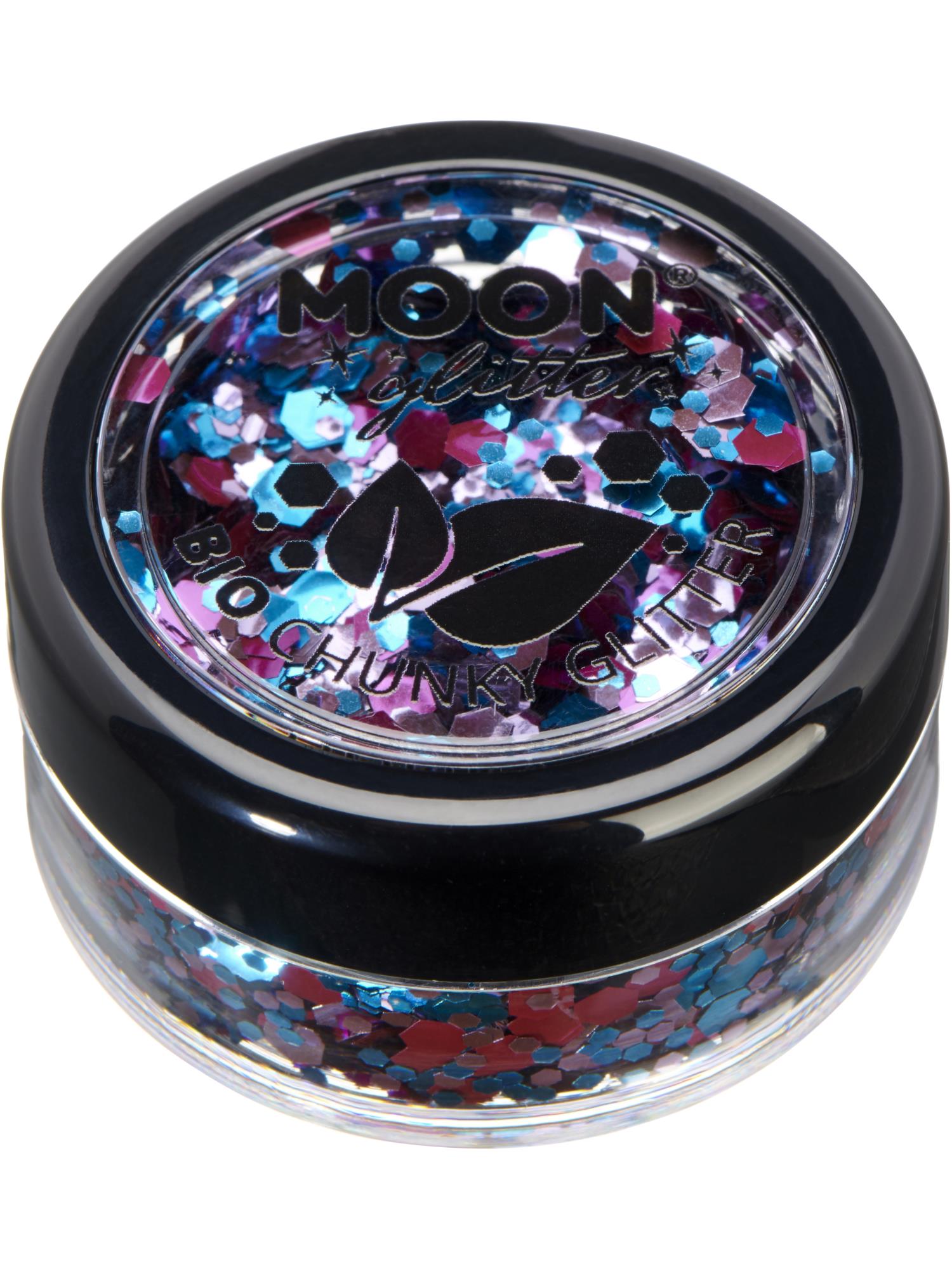 Moon Creations Mystic Bio Chunky Glitter, Mixed Colours, Single, 3g, Celebration