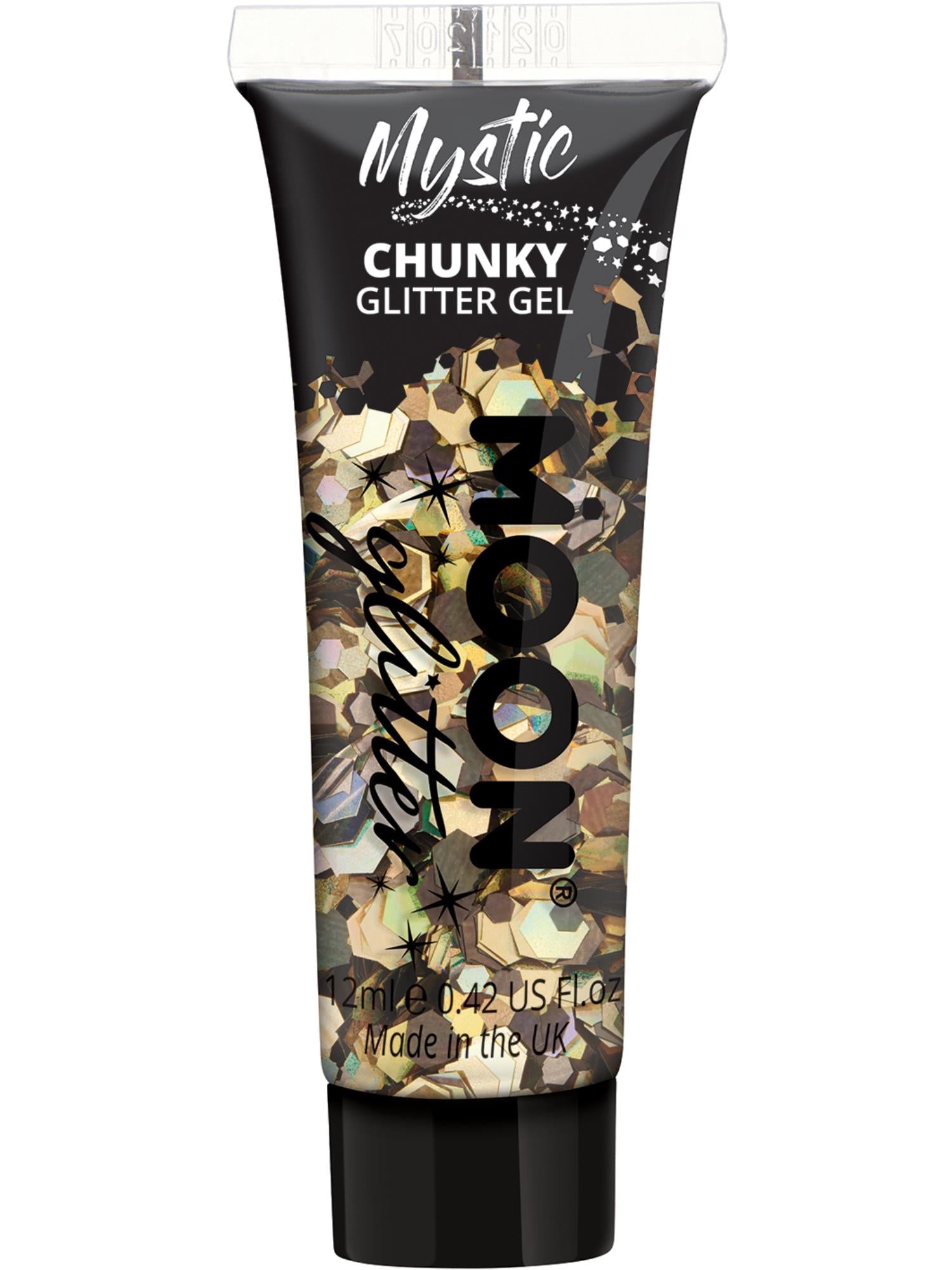 Moon Creations Mystic Chunky Glitter Gel, Mixed Colours, Single, 12ml, Luxe