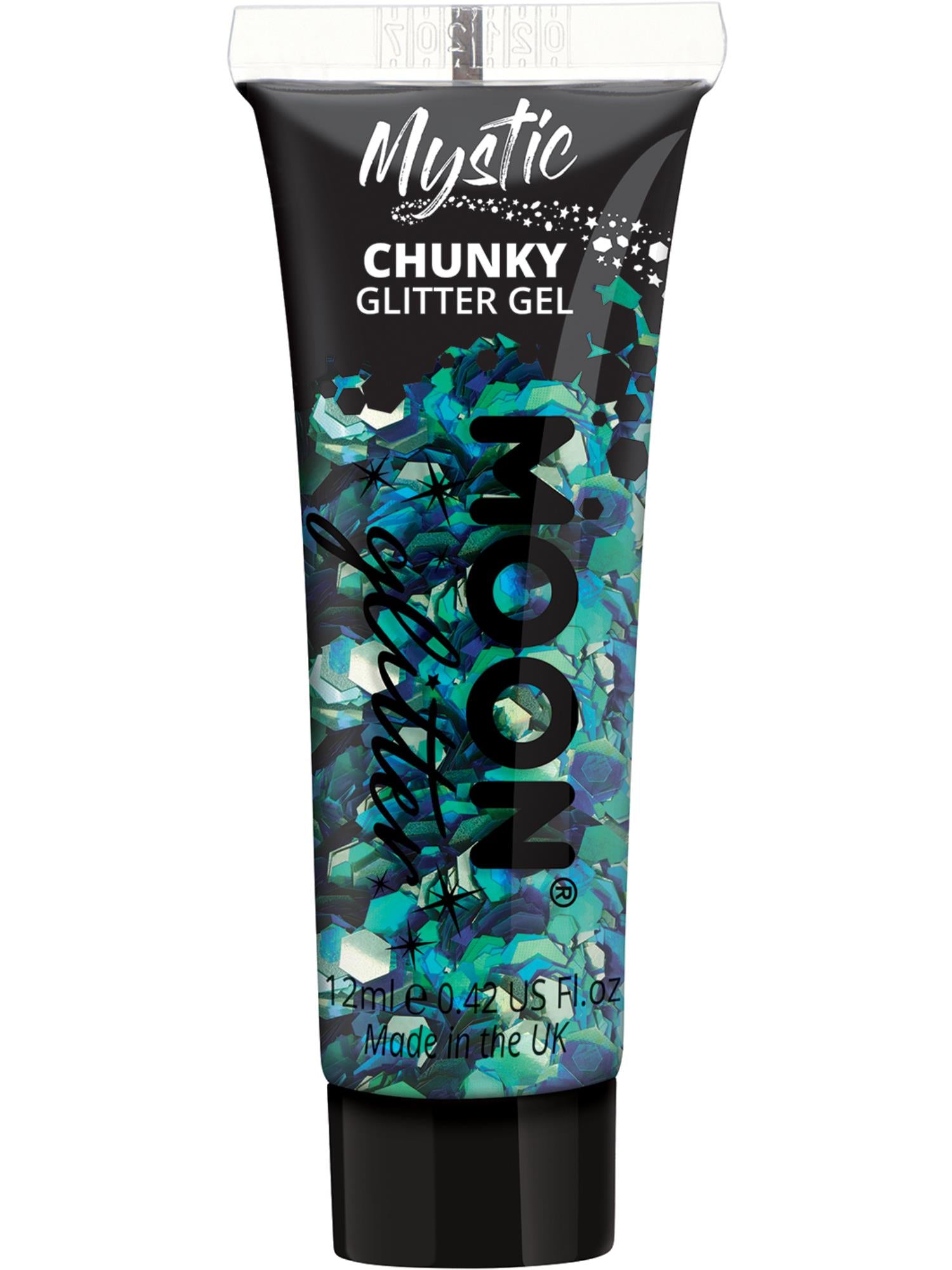 Moon Creations Mystic Chunky Glitter Gel, Mixed Colours, Single, 12ml, Atlantis