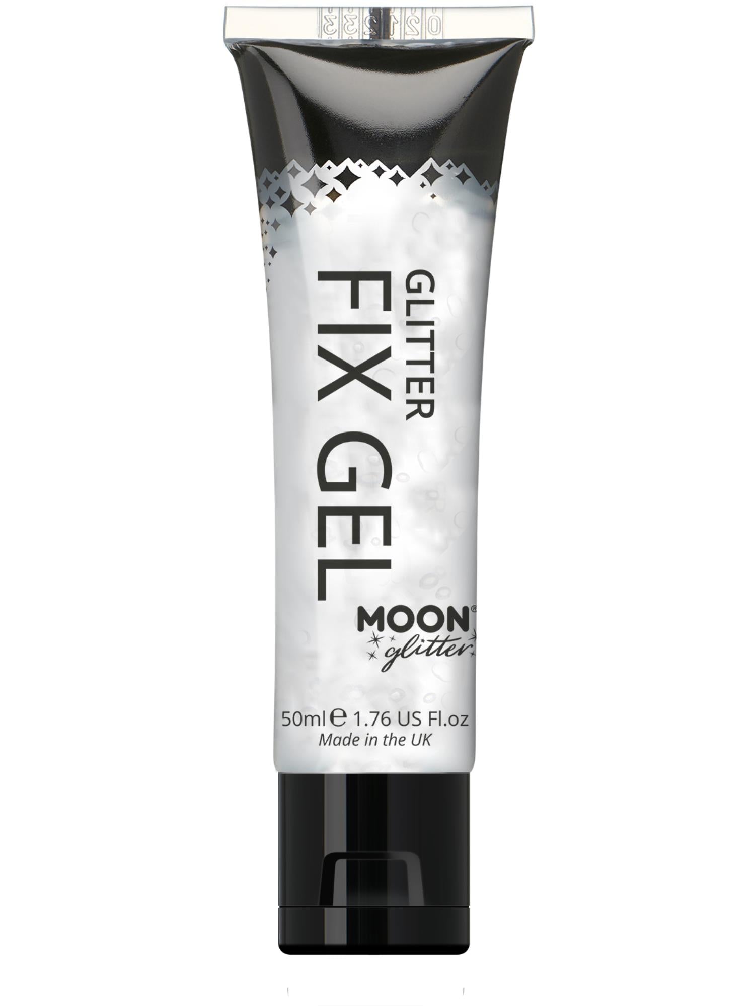 Moon Creations Glitter Fix Gel 50ml, Clear, Single