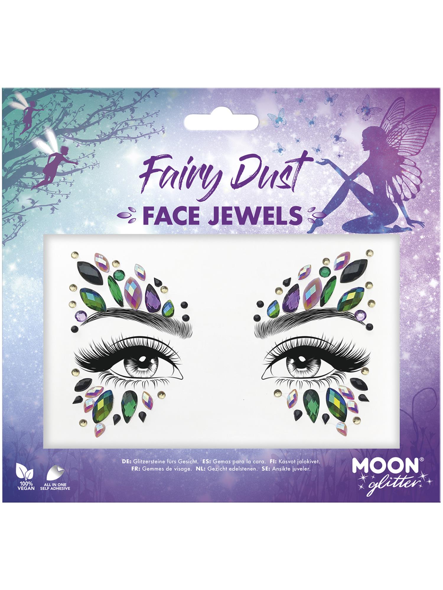Moon Creations Glitter Face Jewels, Fairy Dust