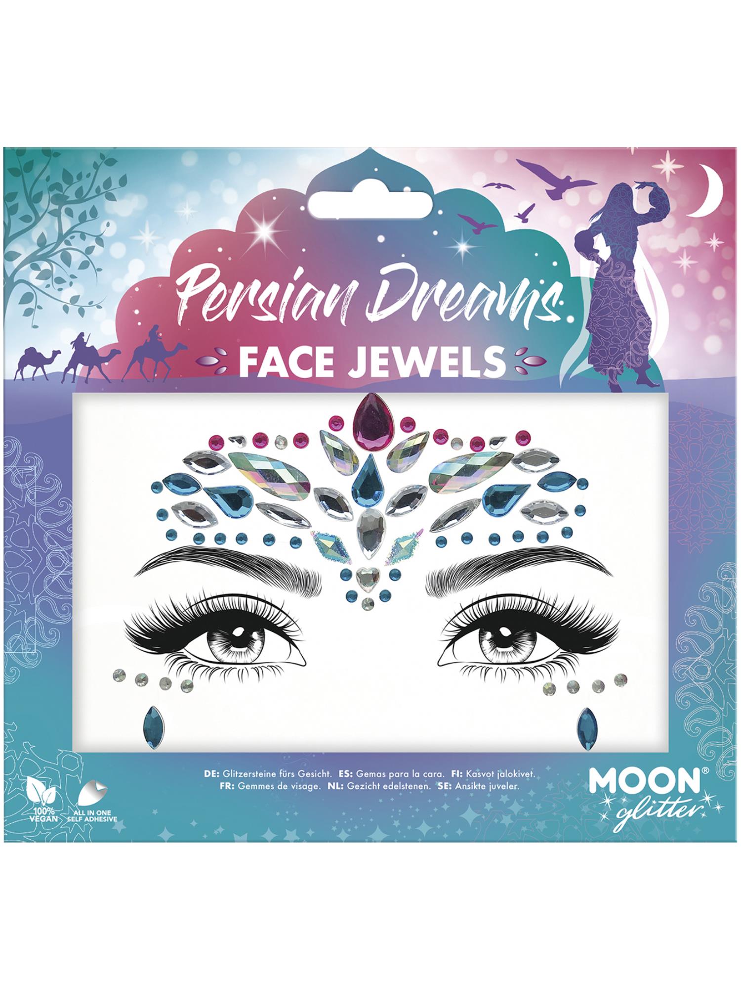 Moon Creations Glitter Face Jewels, Persian Dreams