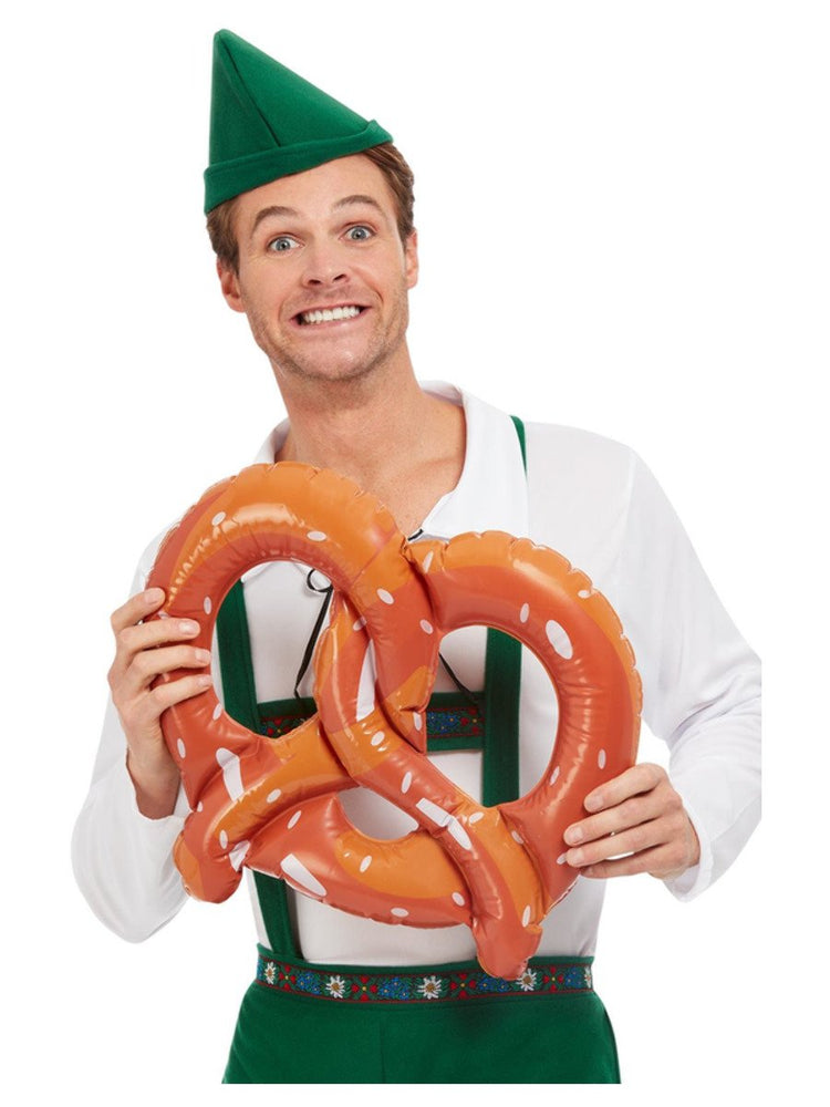 Oktoberfest Inflatable Pretzel, Brown Alternate