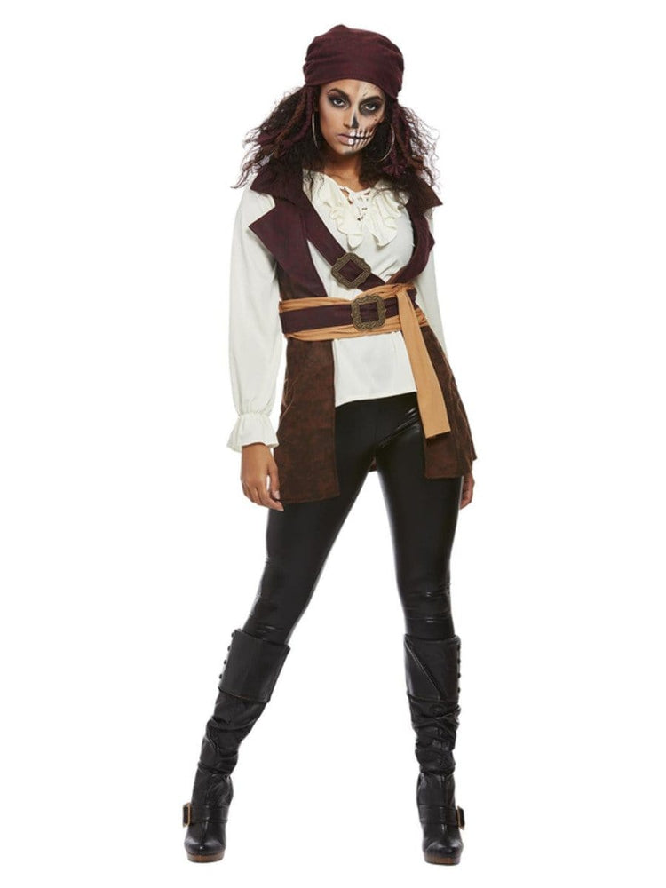 Dark Spirit Pirate Costume, Brown Alternate