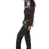 Deluxe Dark Spirit Western Cowgirl Costume, Burgundy Side