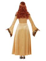 Deluxe Medieval Countess Costume, Gold Back