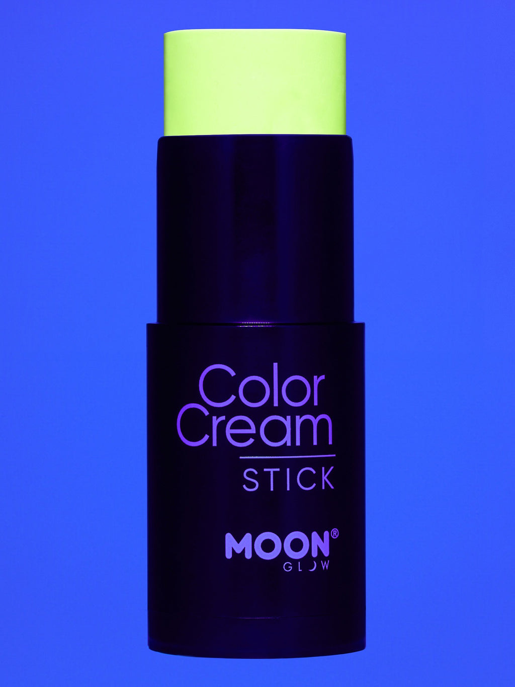 Moon Creations Glow Neon UV ColorCream Stick, Intense Yellow