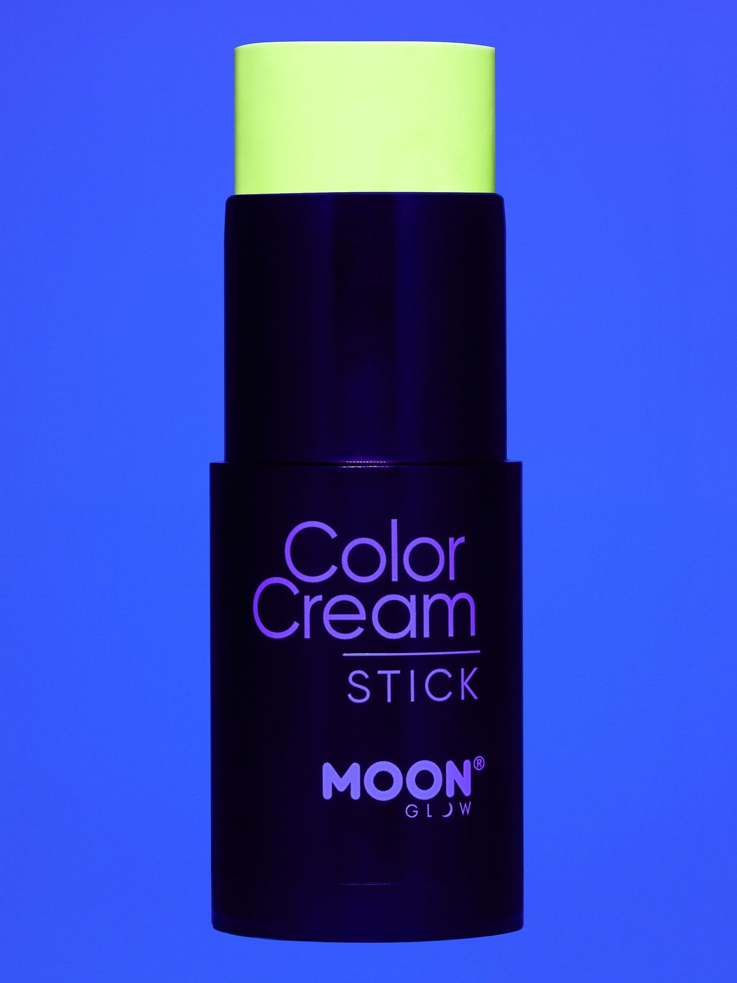 Moon Creations Glow Neon UV ColorCream Stick, Intense Yellow