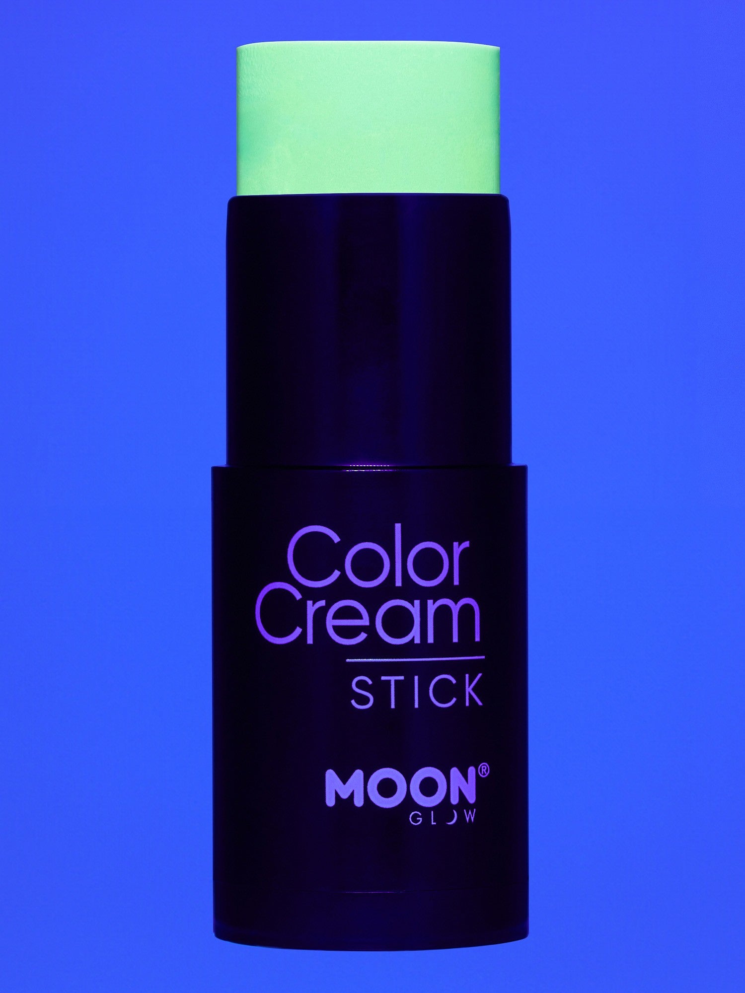 Moon Creations Glow Neon UV ColorCream Stick, Intense Green