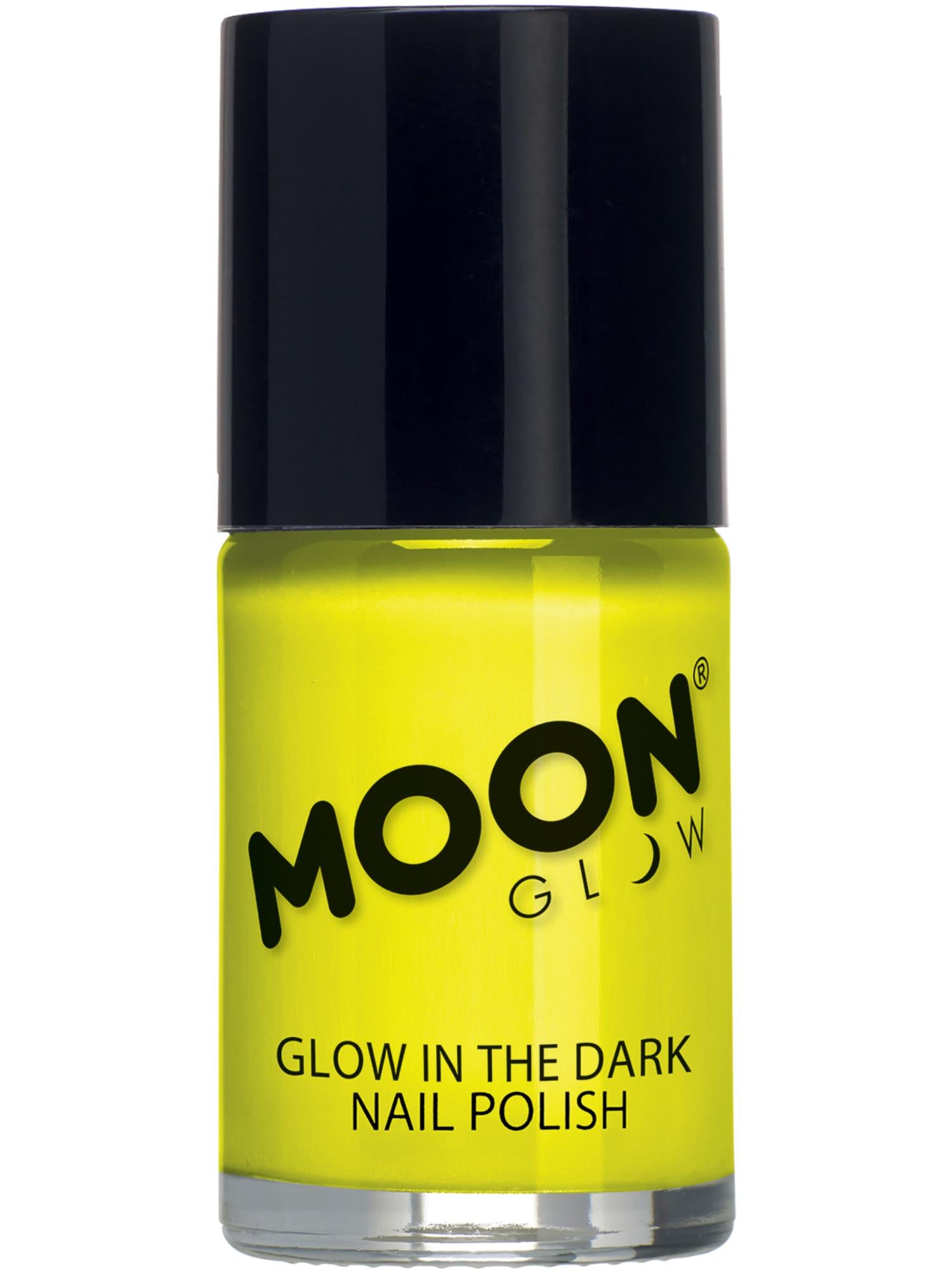 Moon Creations Glow Glow in the Dark Nail Polish, Yellow, 14ml Single