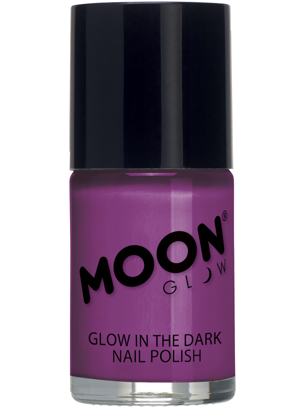 Moon Creations Glow Neon UV Glitter Nail Polish, Green, 14ml Single
