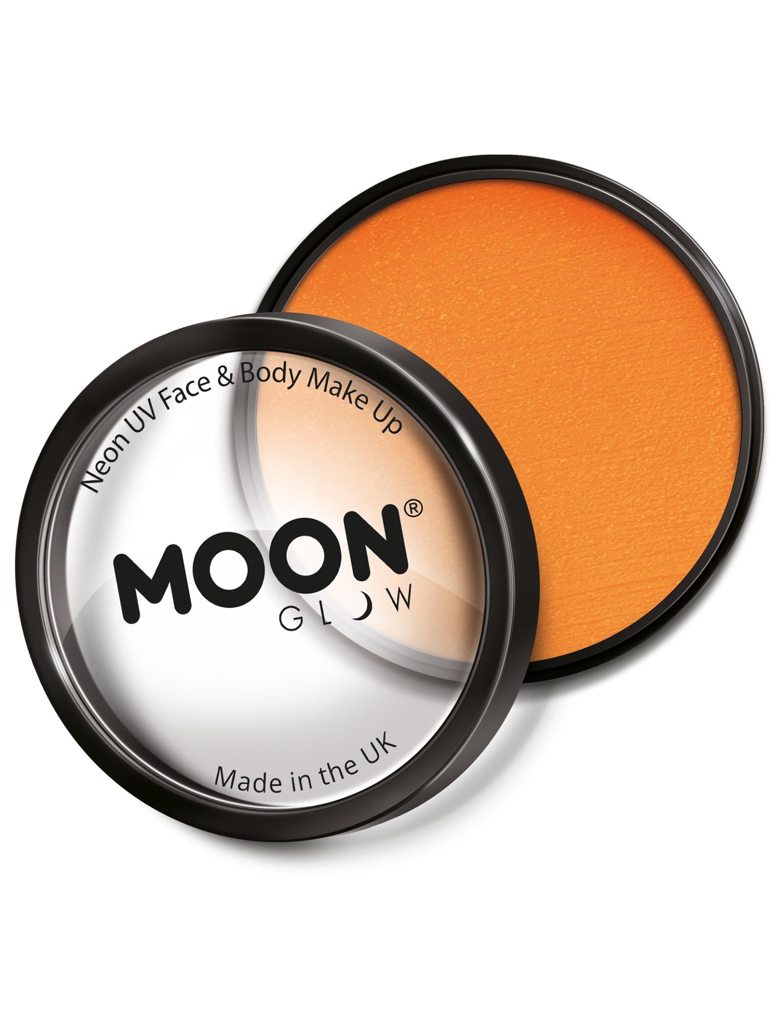 Moon Creations Glow Pro Intense Neon UV Cake Pot, Intense Or, Single, 36g