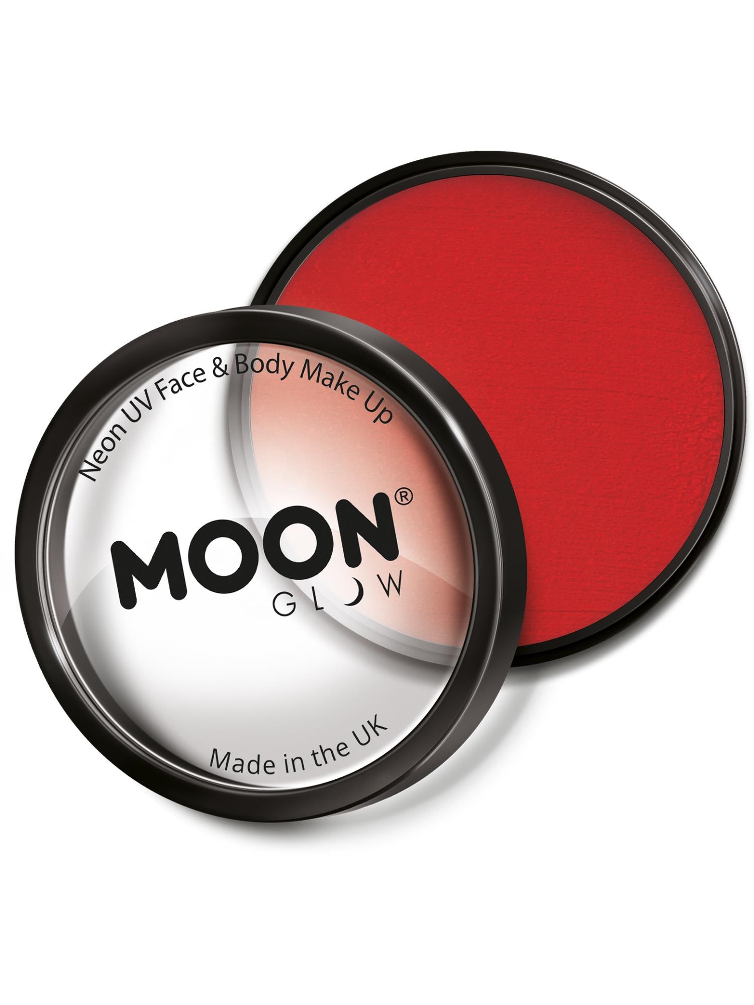 Moon Creations Glow Pro Intense Neon UV Cake Pot, Intense Re, Single, 36g