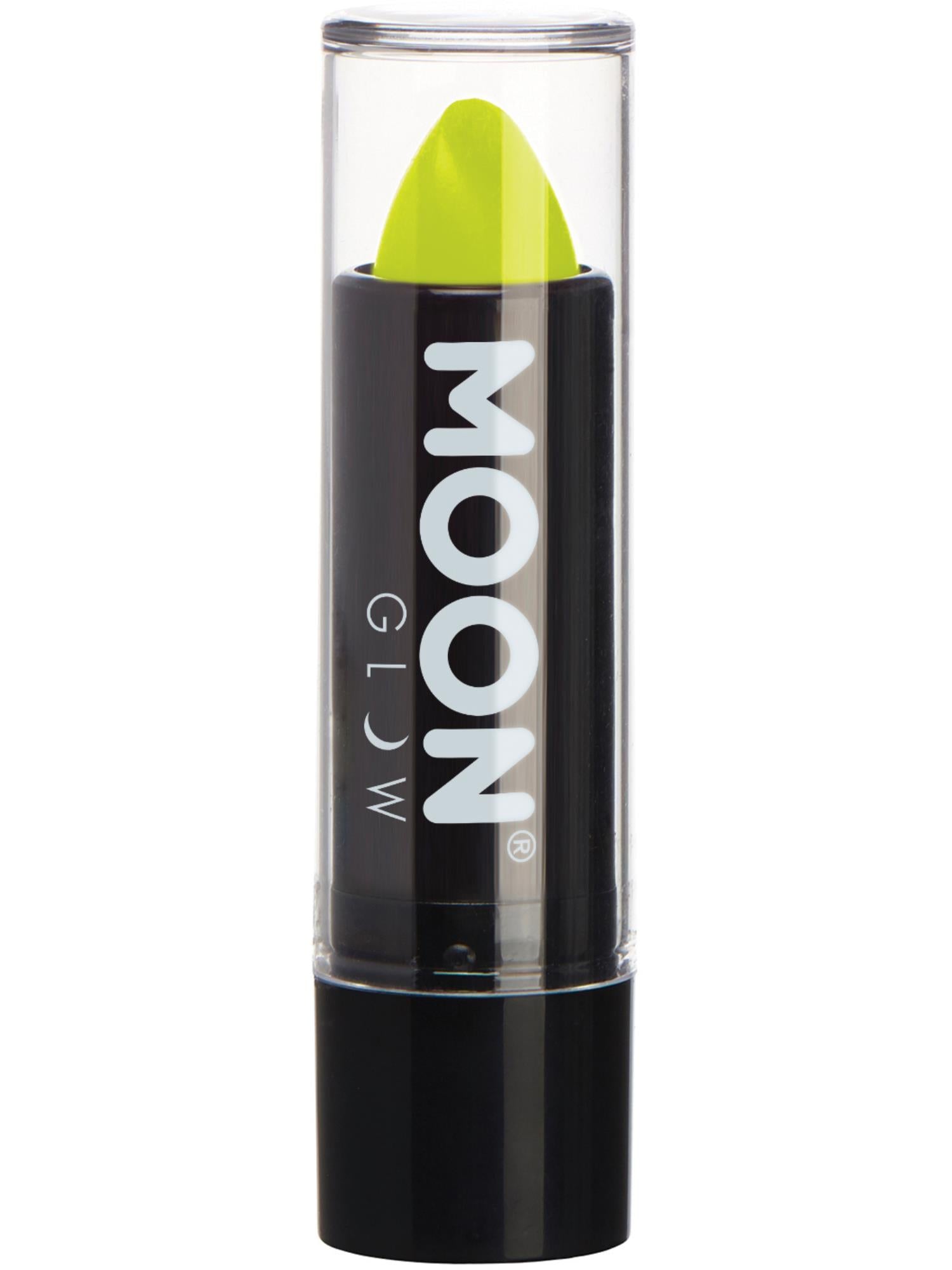 Moon Creations Glow Intense Neon UV Lipstick, Intense Yellow, Single, 4.2g