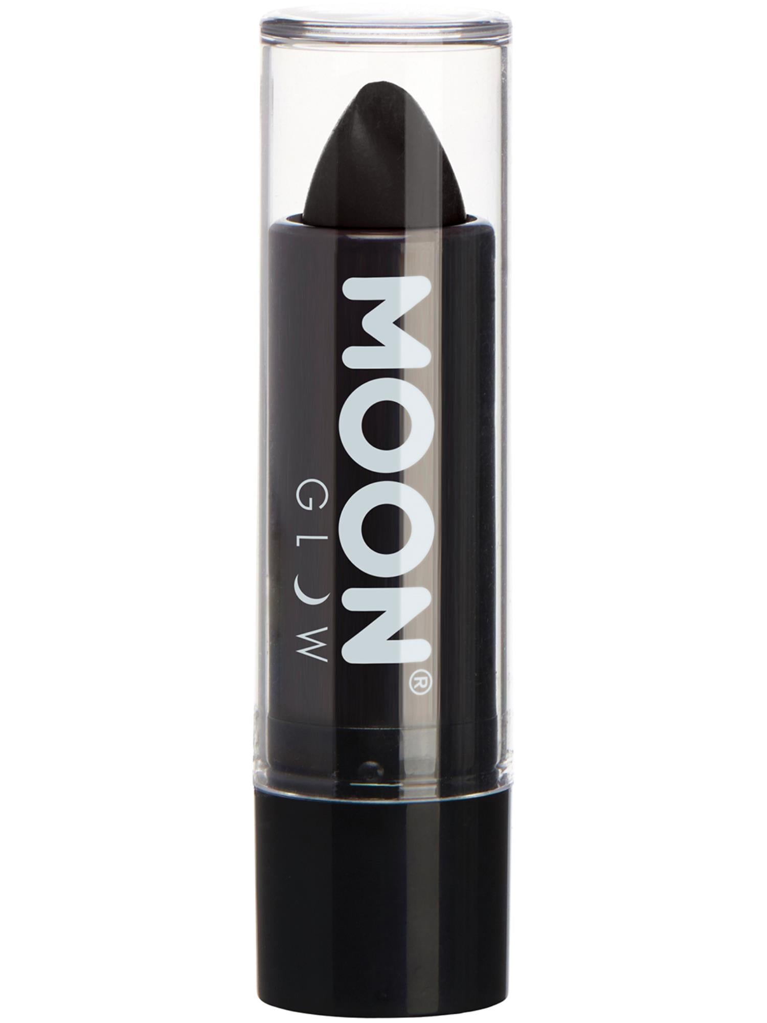 Moon Creations Glow Pastel Neon UV Lipstick, Black, Single, 4.2g