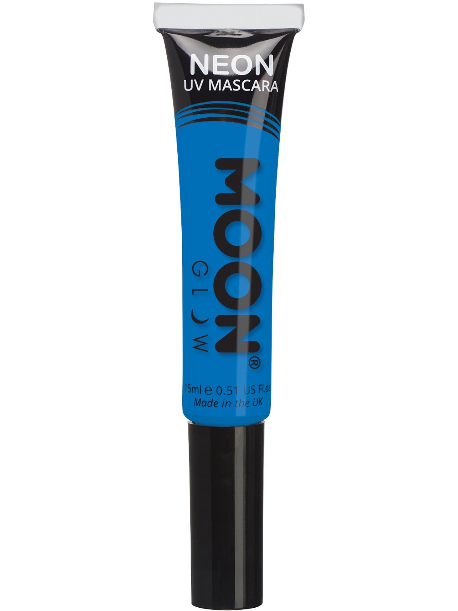 Moon Creations Glow Intense Neon UV Mascara, Intense Blue, Single, 15ml
