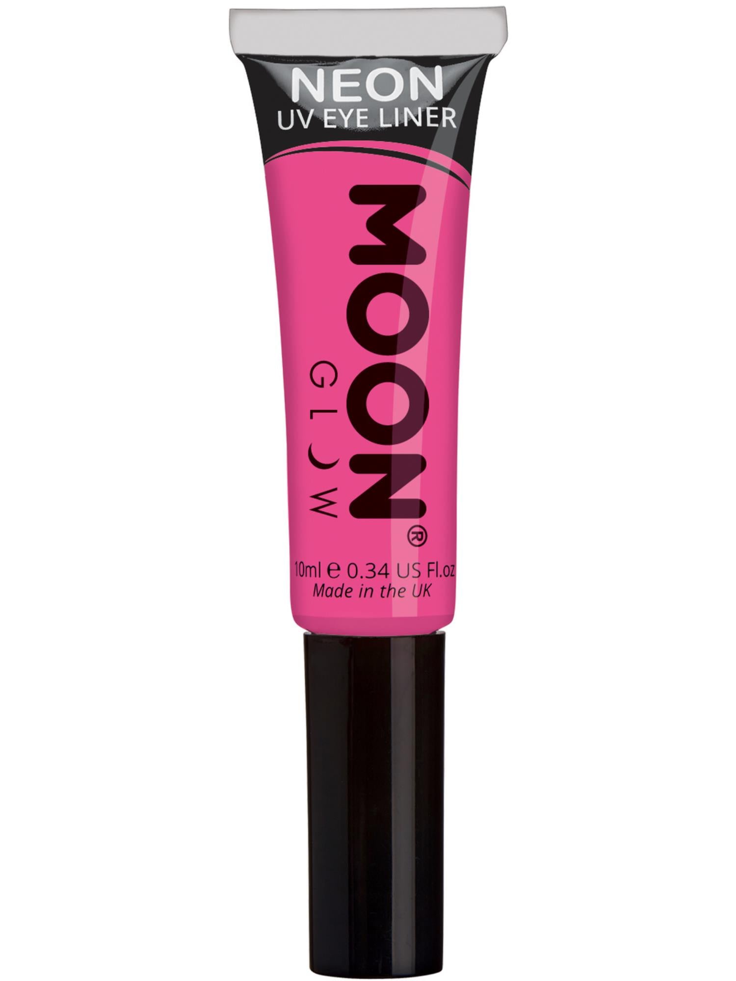 Moon Creations Glow Intense Neon UV Eye Liner, Intense Pink, Single, 10ml