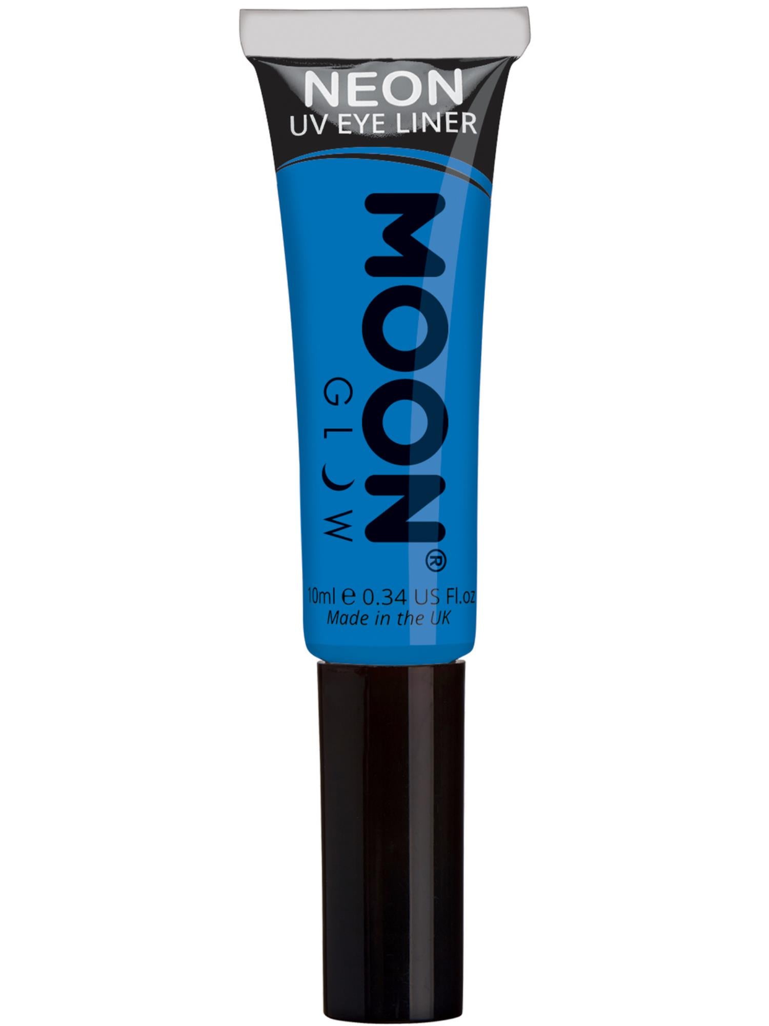 Moon Creations Glow Intense Neon UV Eye Liner, Intense Blue, Single, 10ml