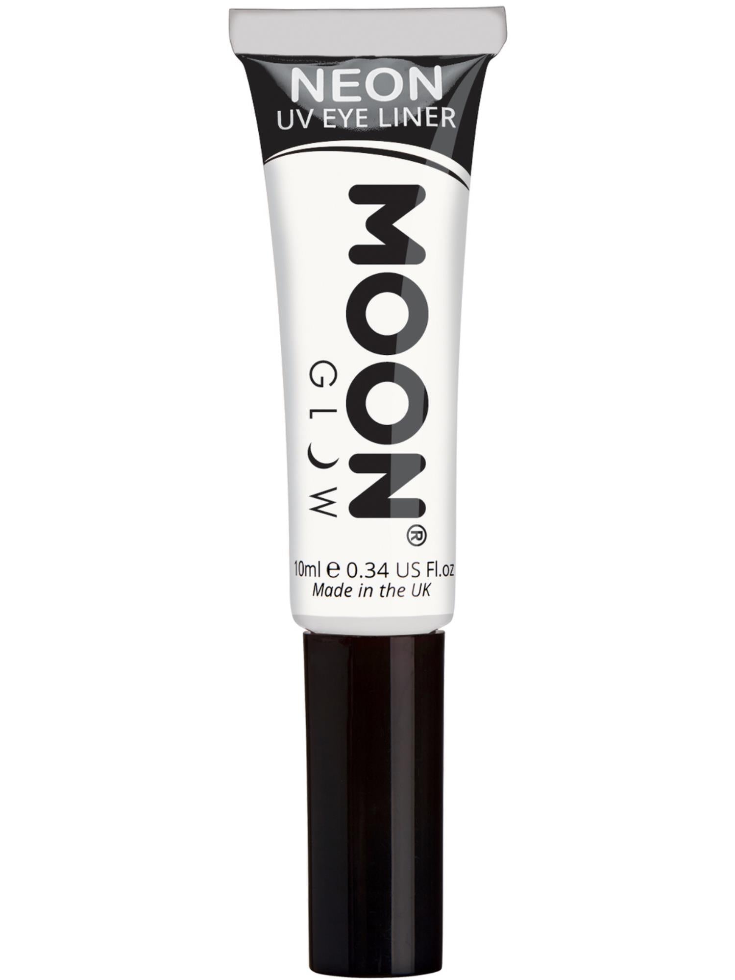Moon Creations Glow Intense Neon UV Eye Liner, White, Single, 10ml