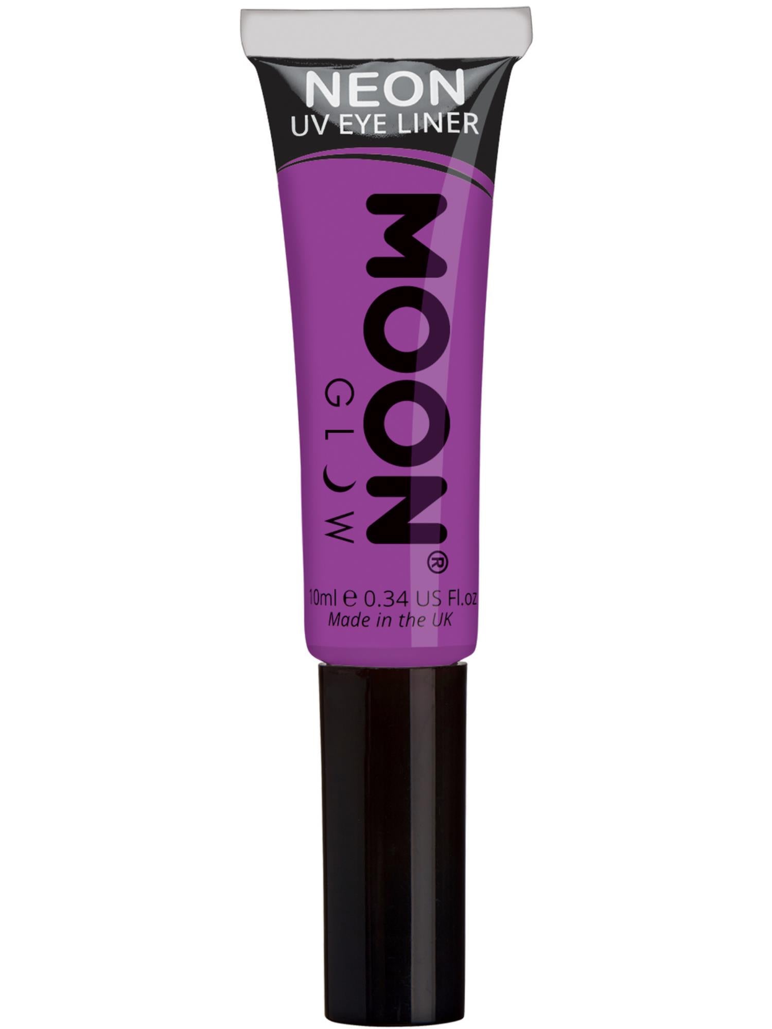 Moon Creations Glow Intense Neon UV Eye Liner, Intense Purpl, Single, 10ml