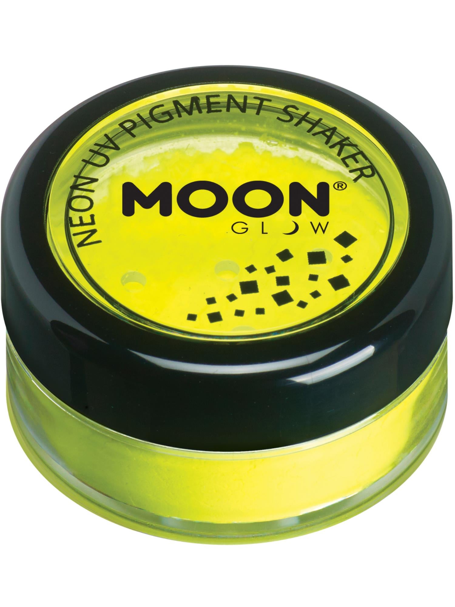Moon Creations Glow Intense Neon UV Pigment Shakers, Single, 4.2g Intense Yellow