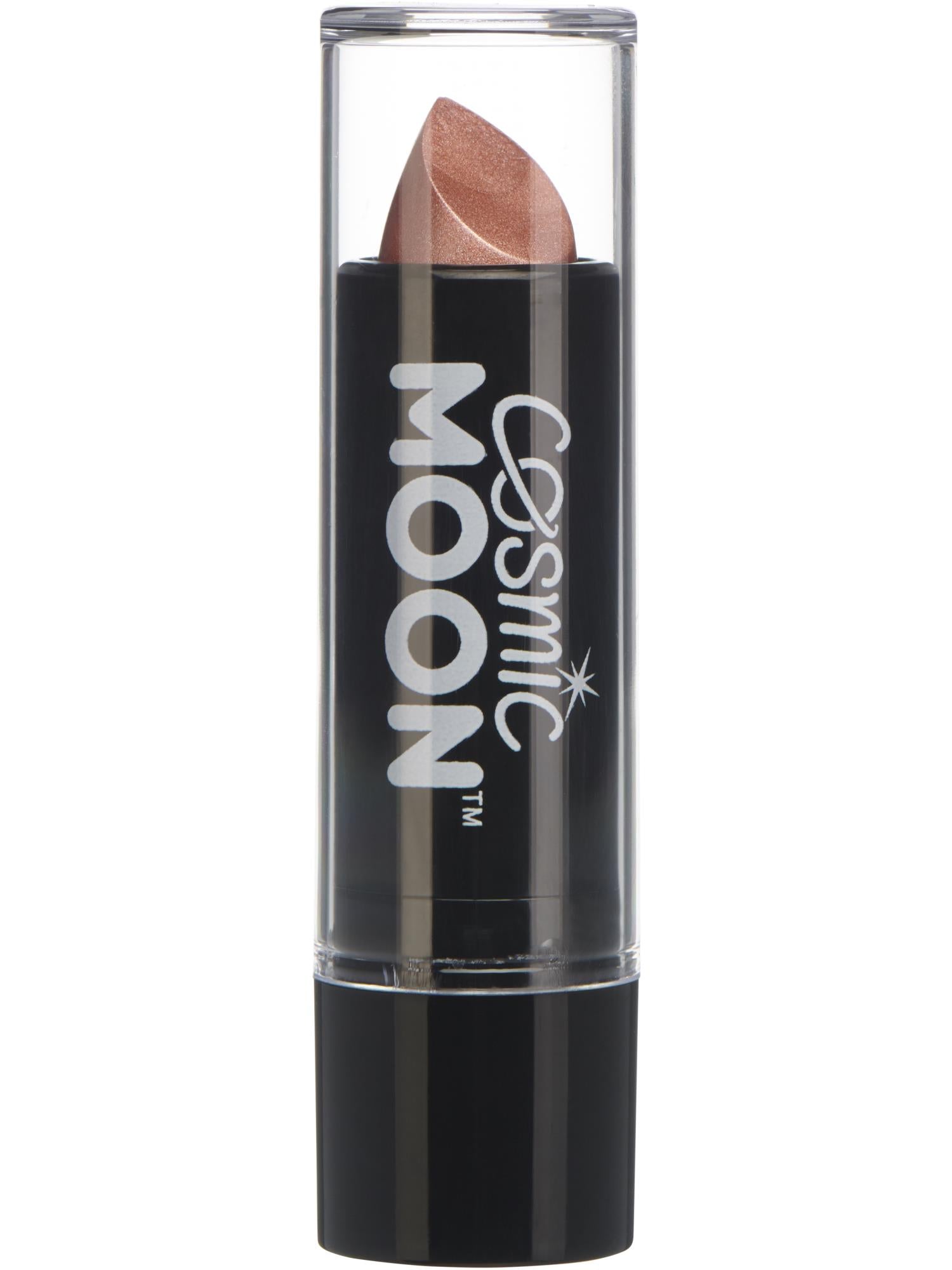 Cosmic Moon Creations Metallic Lipstick, Rose Gold, Single, 4.2g