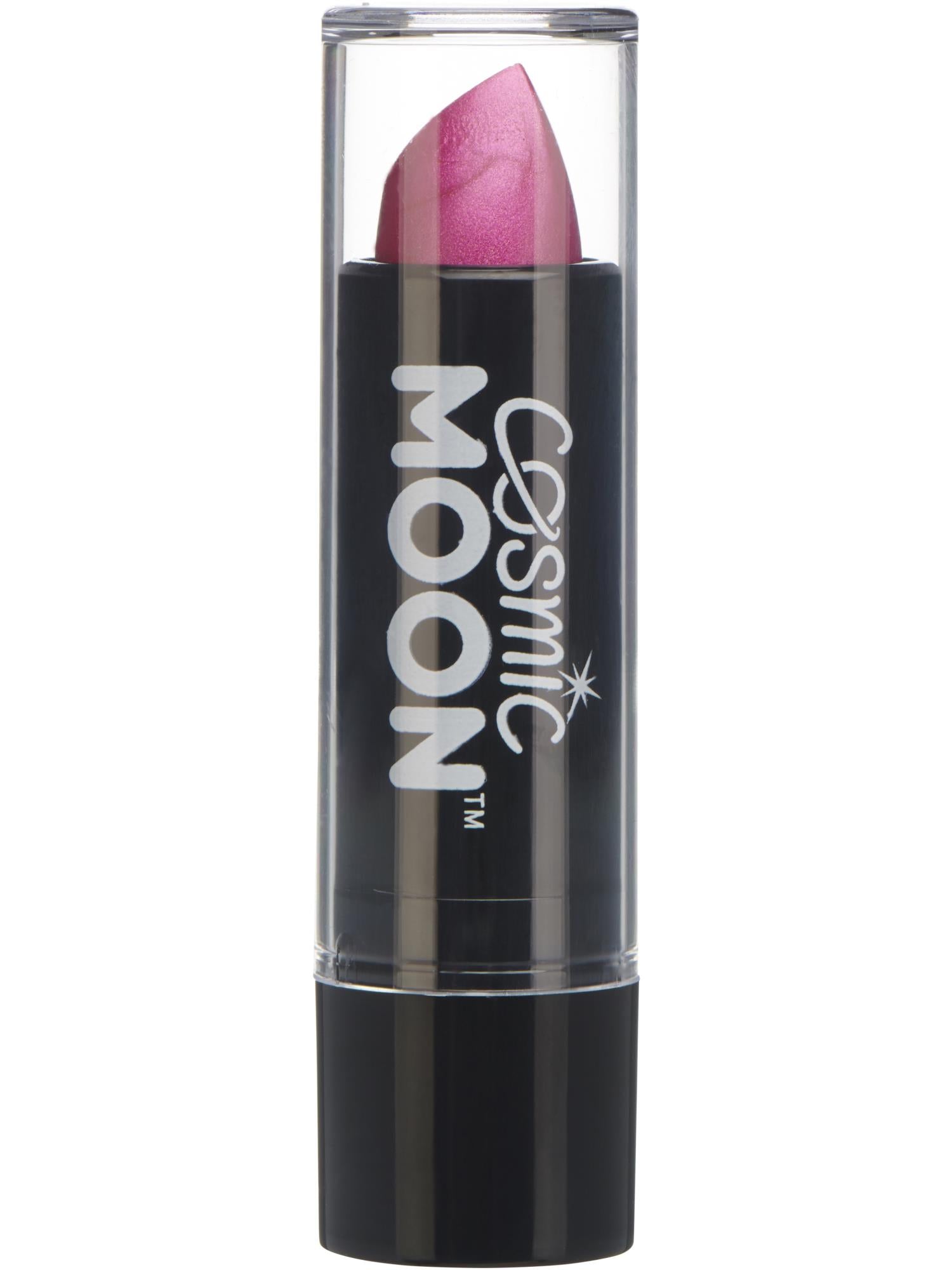Cosmic Moon Creations Metallic Lipstick, Pink, Single, 4.2g